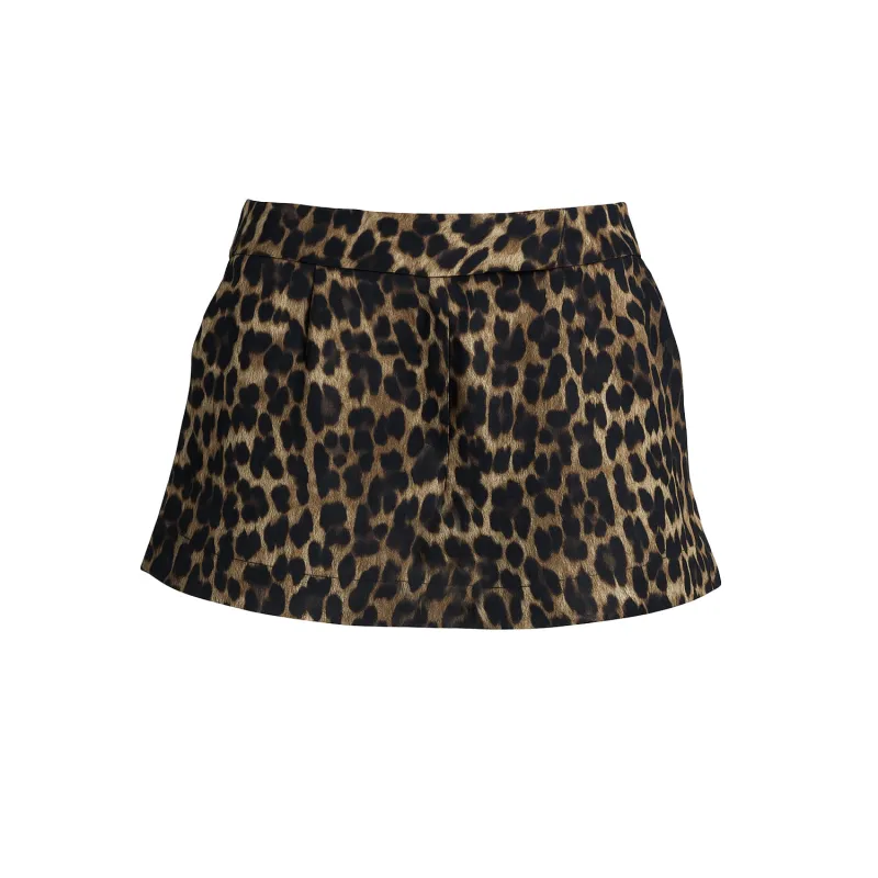 Livia Leopard Skort sold by Folklore Shop