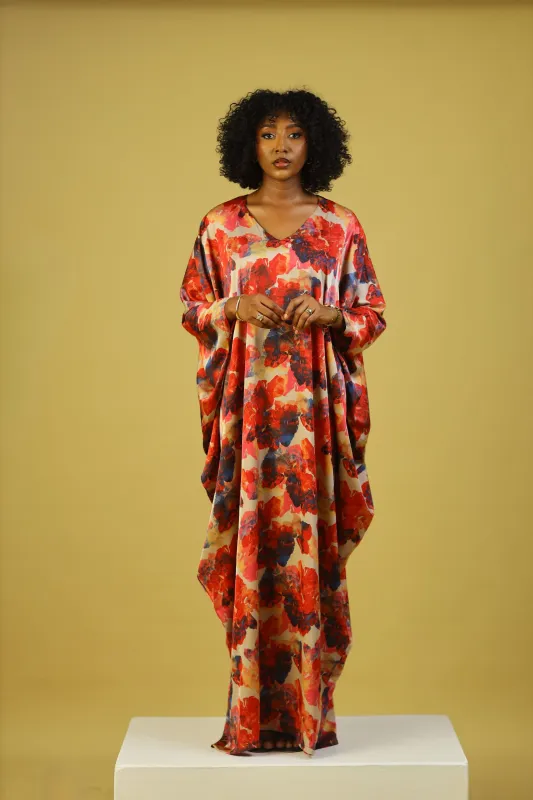 BLOOM SILK KAFTAN sold by Folklore Shop
