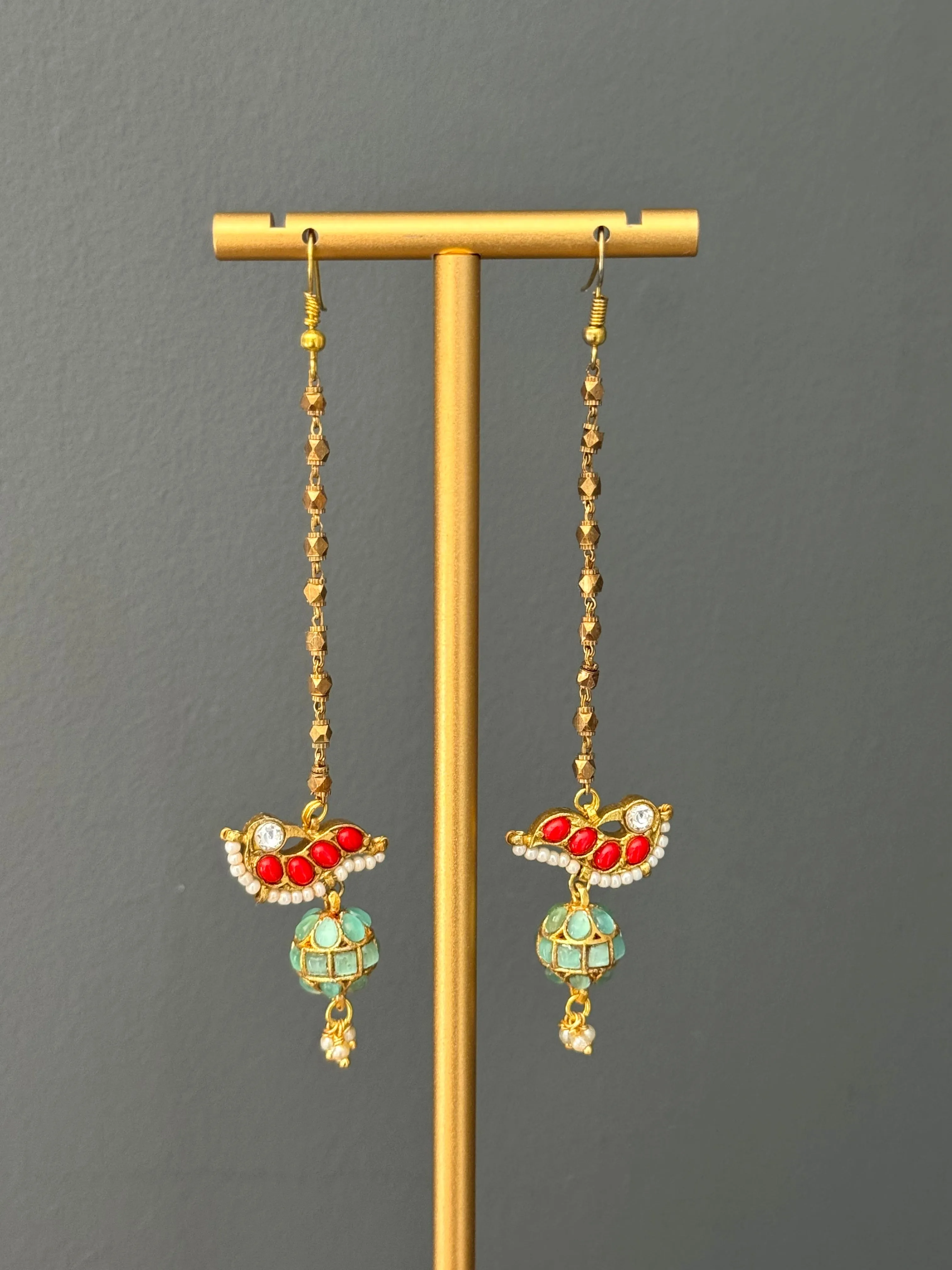 Udaan Bird Danglers sold by Folklore Shop product image thumbnail 3