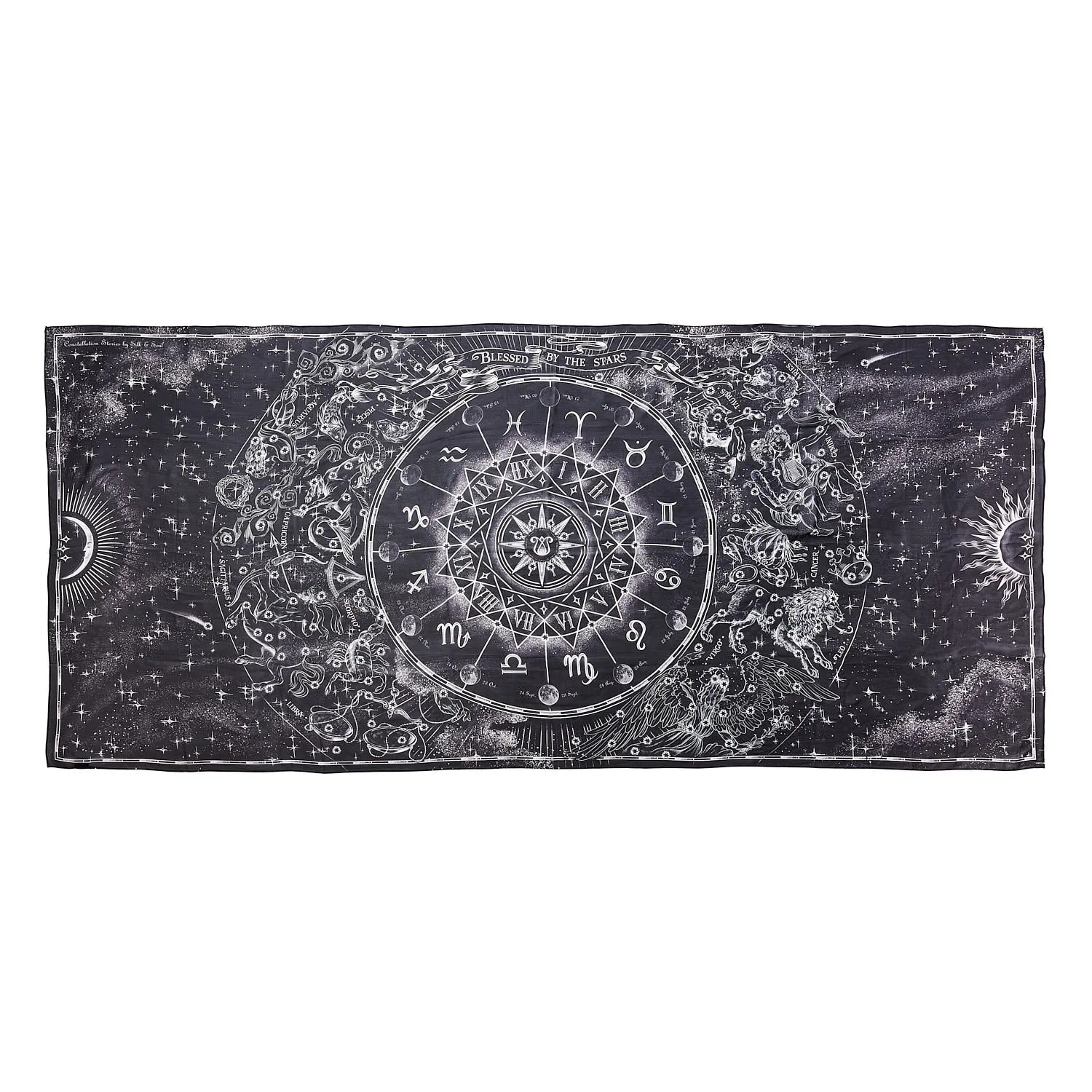 Zodiac Silk Chiffon Scarf sold by Folklore Shop product image thumbnail 2