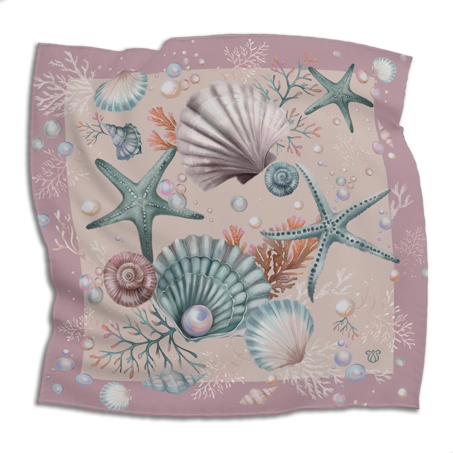 Shells And Pearls Scarf sold by Folklore Shop product image thumbnail 2