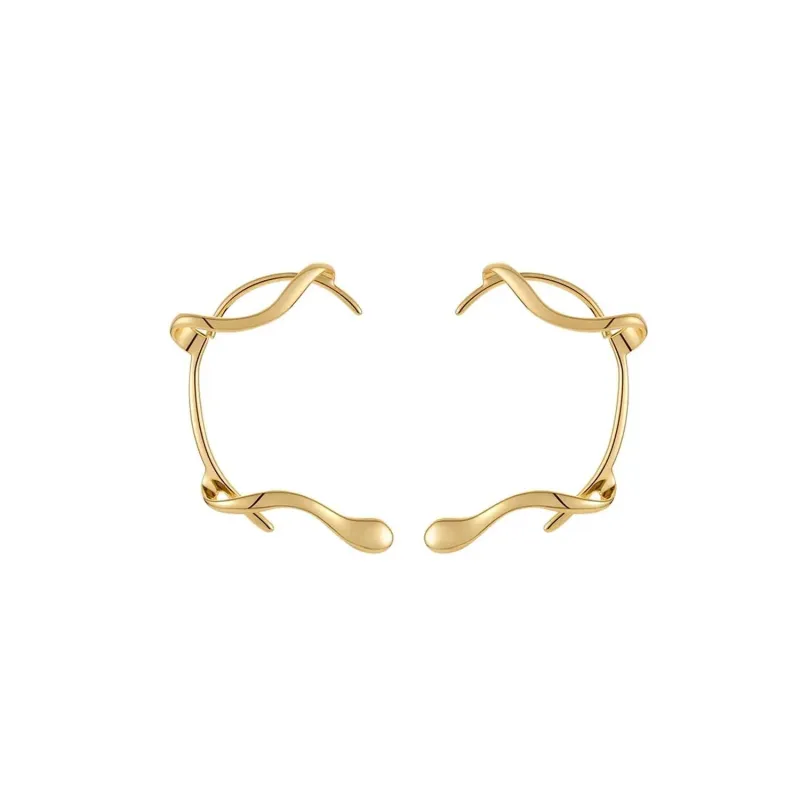 Modern Gold Ear Cuff Luxe sold by Folklore Shop