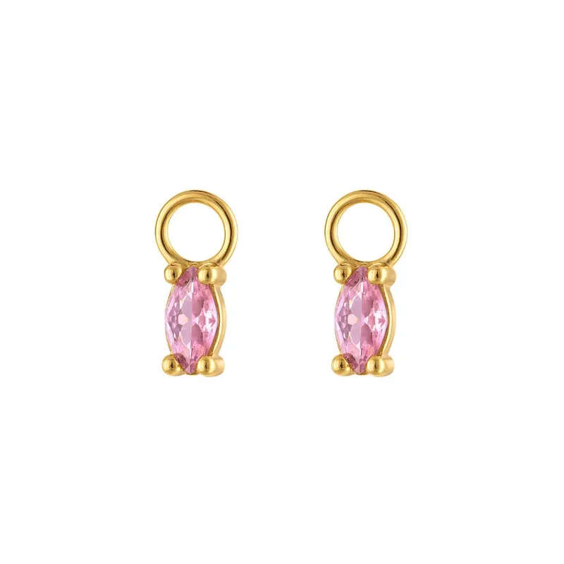 Pavé Gold Earring Charm sold by Folklore Shop