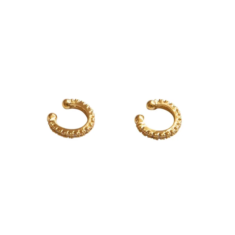 Pavé Gold Ear Cuff sold by Folklore Shop
