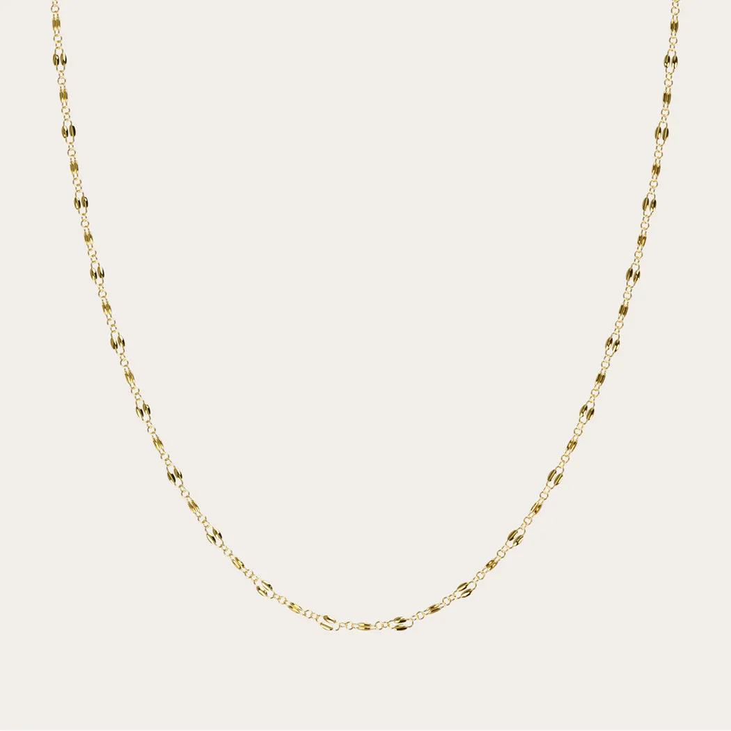 Gold Layering Chain Sophia Necklace sold by Folklore Shop product image thumbnail 4