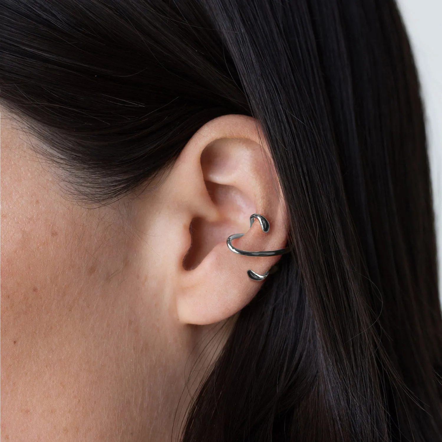 Silver Ear Cuff Carl sold by Folklore Shop product image thumbnail 2