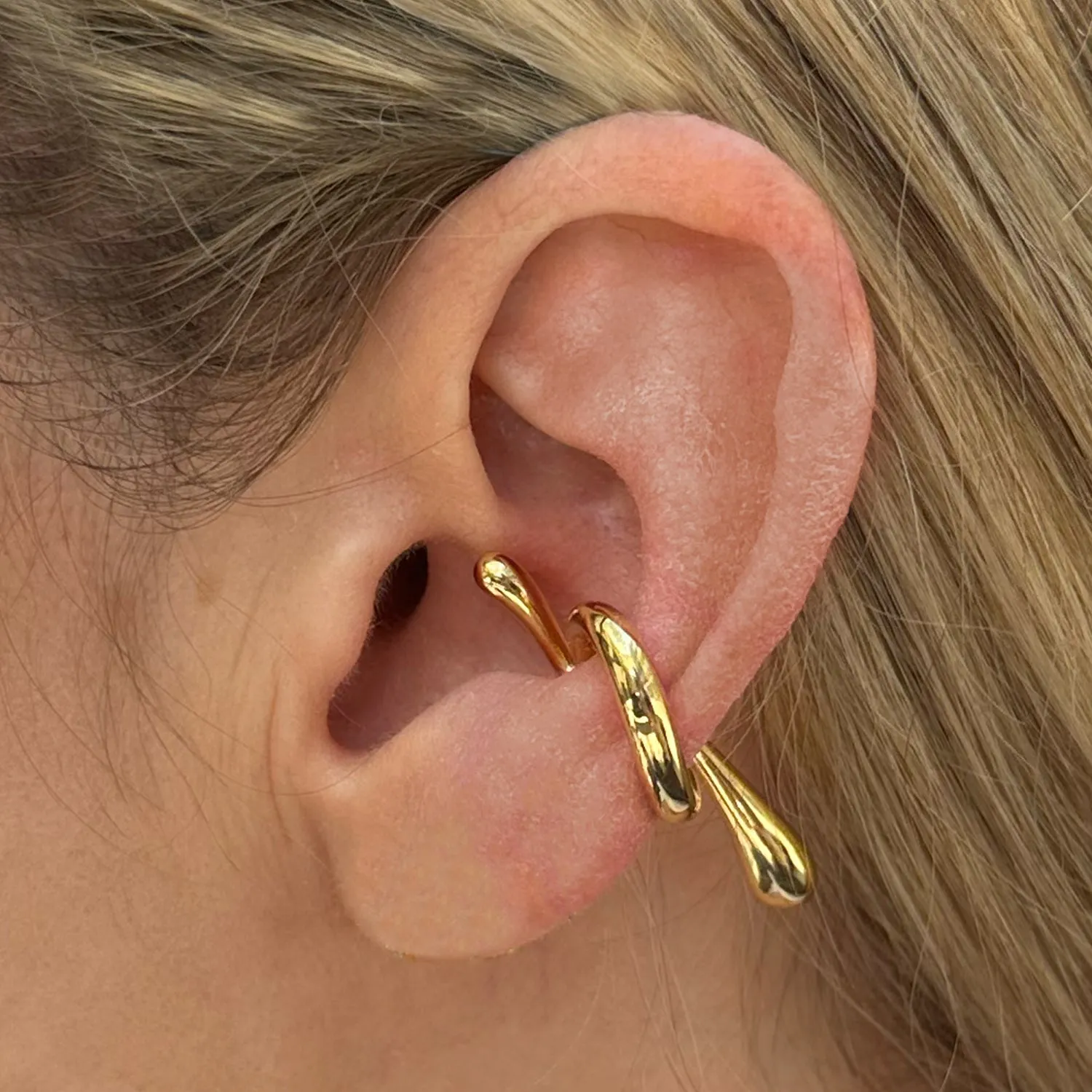 Gold Ear Cuff Mini Luxe sold by Folklore Shop product image thumbnail 2