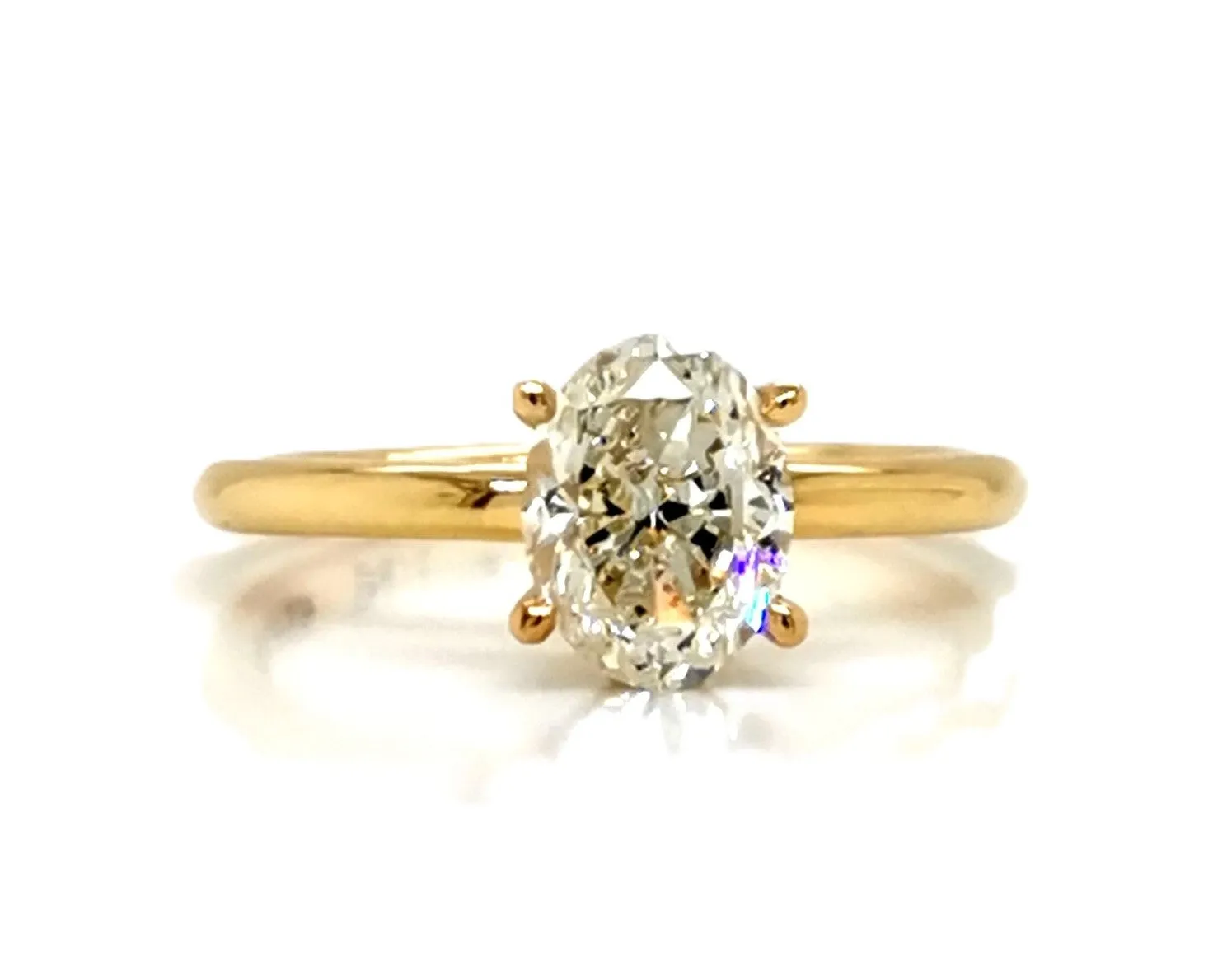 14k Yellow gold diamond ring sold by Folklore Shop product image thumbnail 2