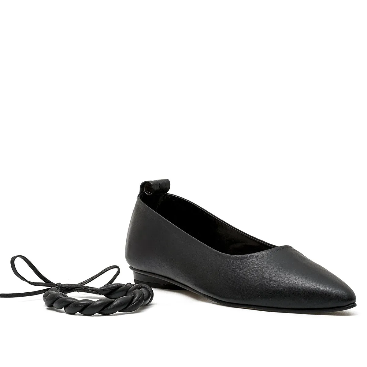 ARIA BLACK FLATS sold by Folklore Shop product image thumbnail 2