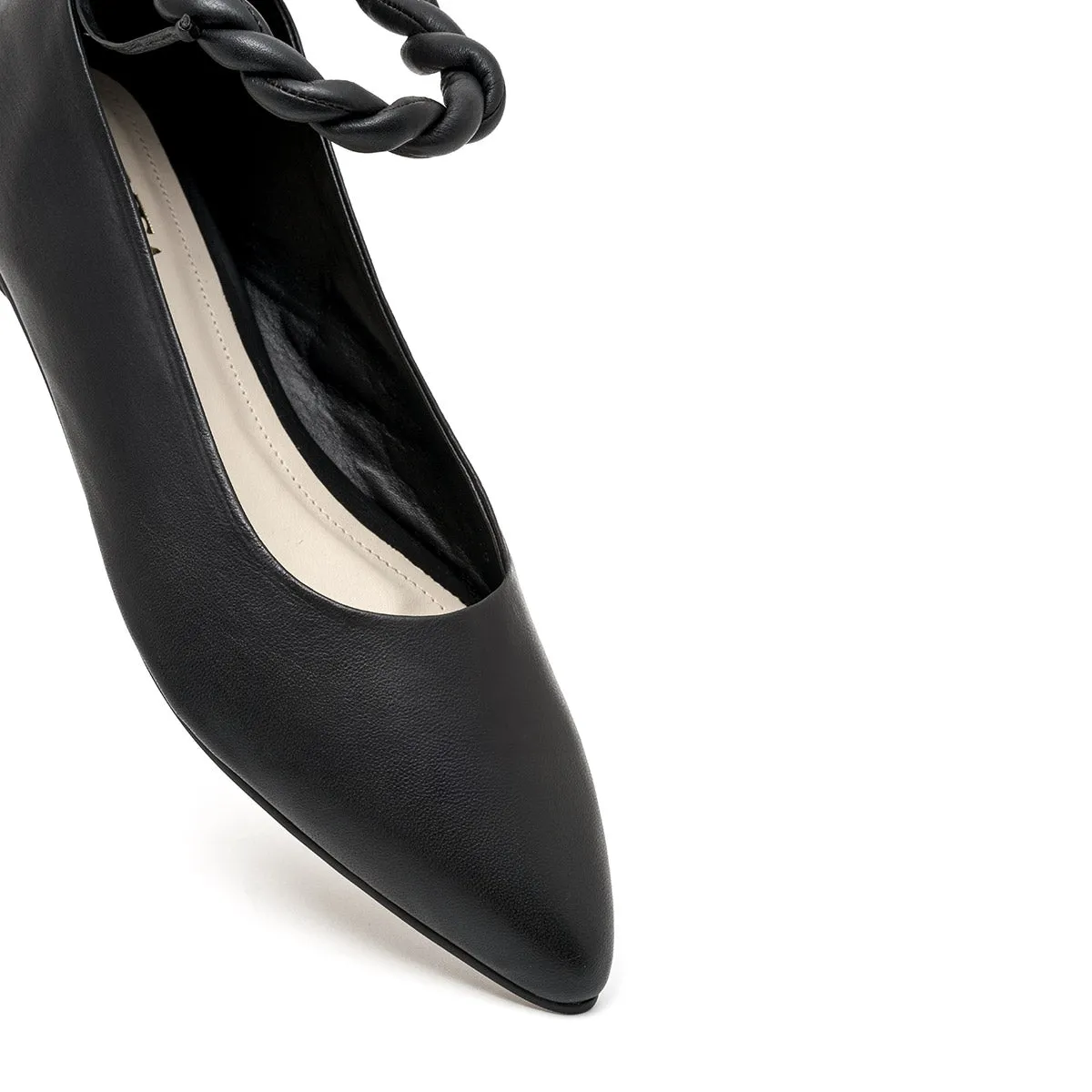 ARIA BLACK FLATS sold by Folklore Shop product image thumbnail 3