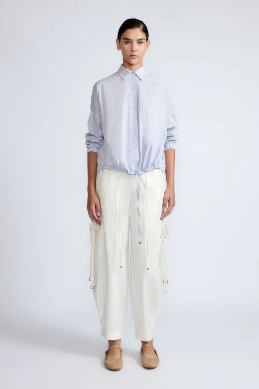 Hebe Asymmetric Hem Blouse made by Folklore Shop