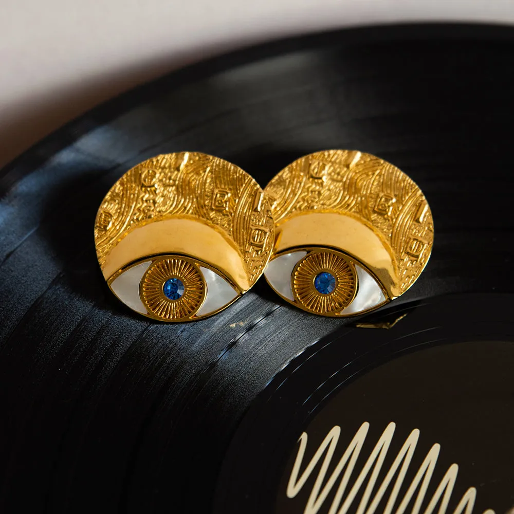 Adele Circle Earrings sold by Folklore Shop product image thumbnail 3