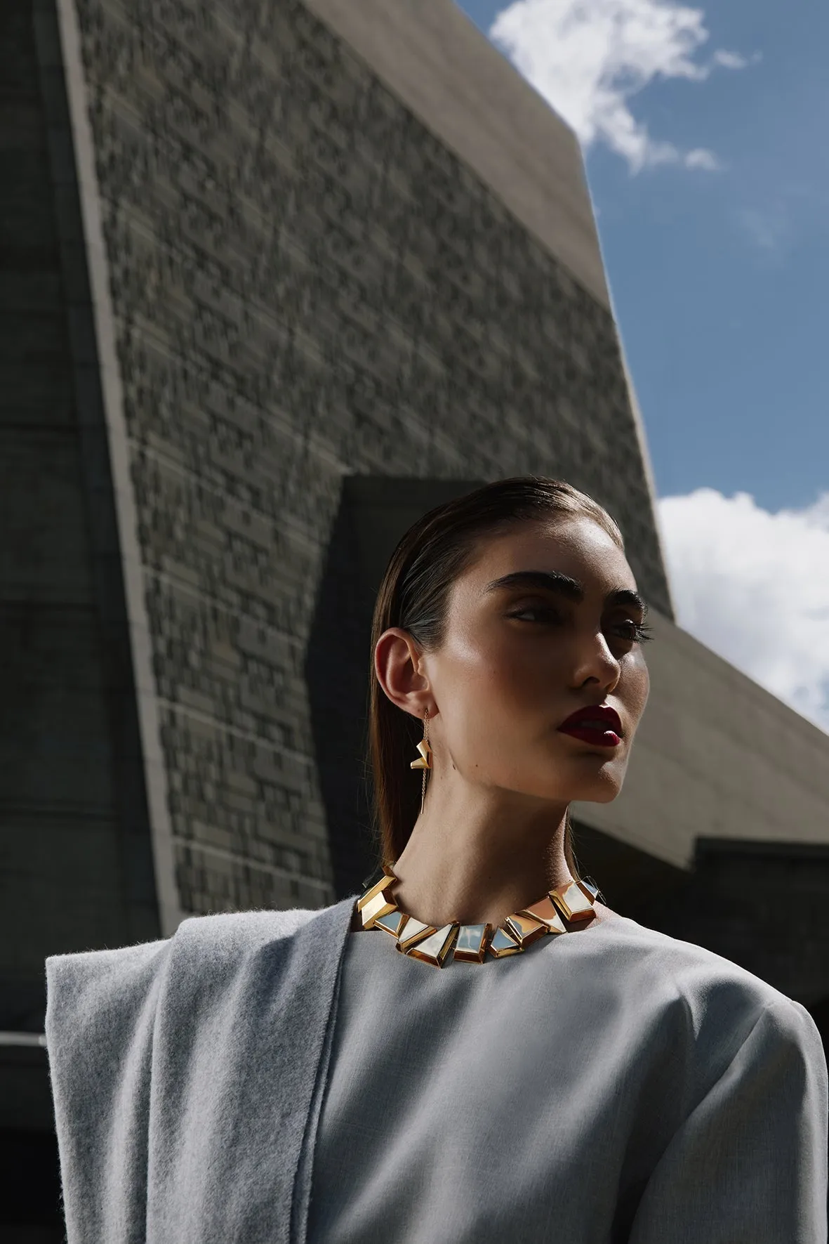 TERESA Choker - Gold sold by Folklore Shop product image thumbnail 4