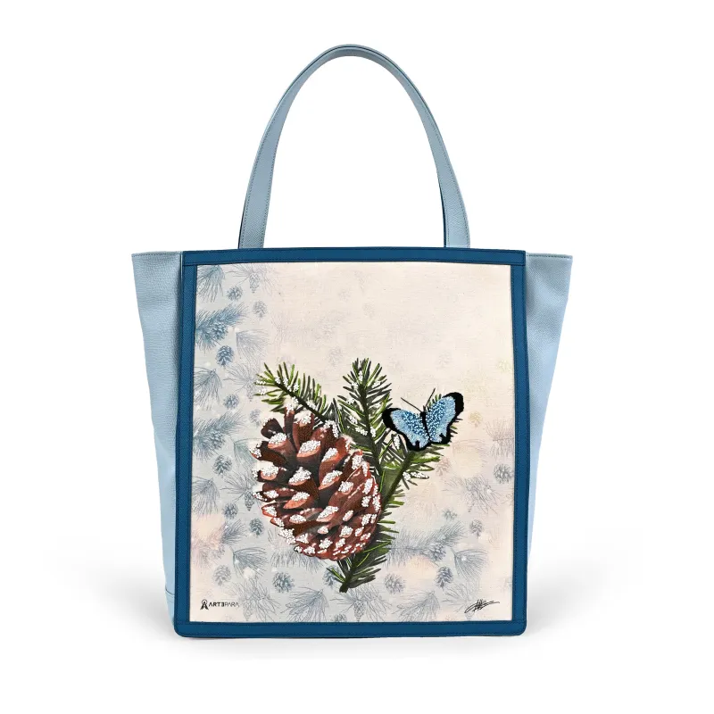 Luxury Winter Art Maxi Tote sold by Folklore Shop