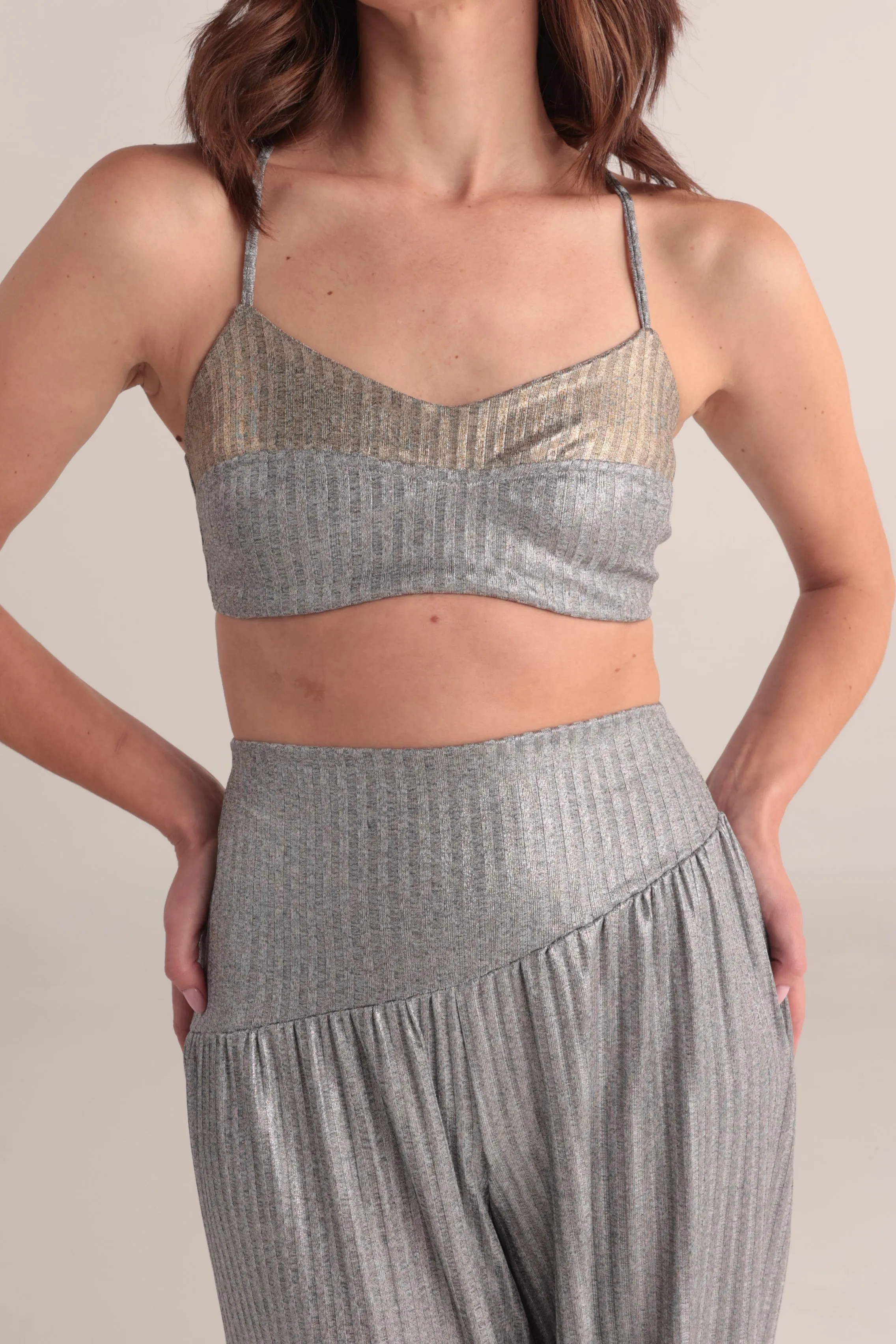 Metallic Glow Crop Top sold by Folklore Shop
