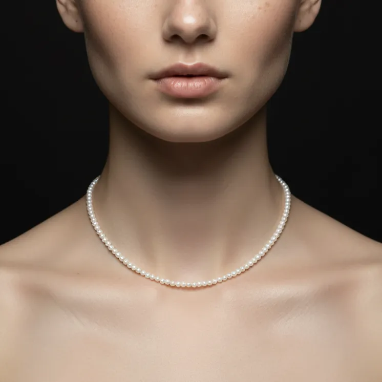 Mini Fresh Water Pearl Necklace sold by Folklore Shop