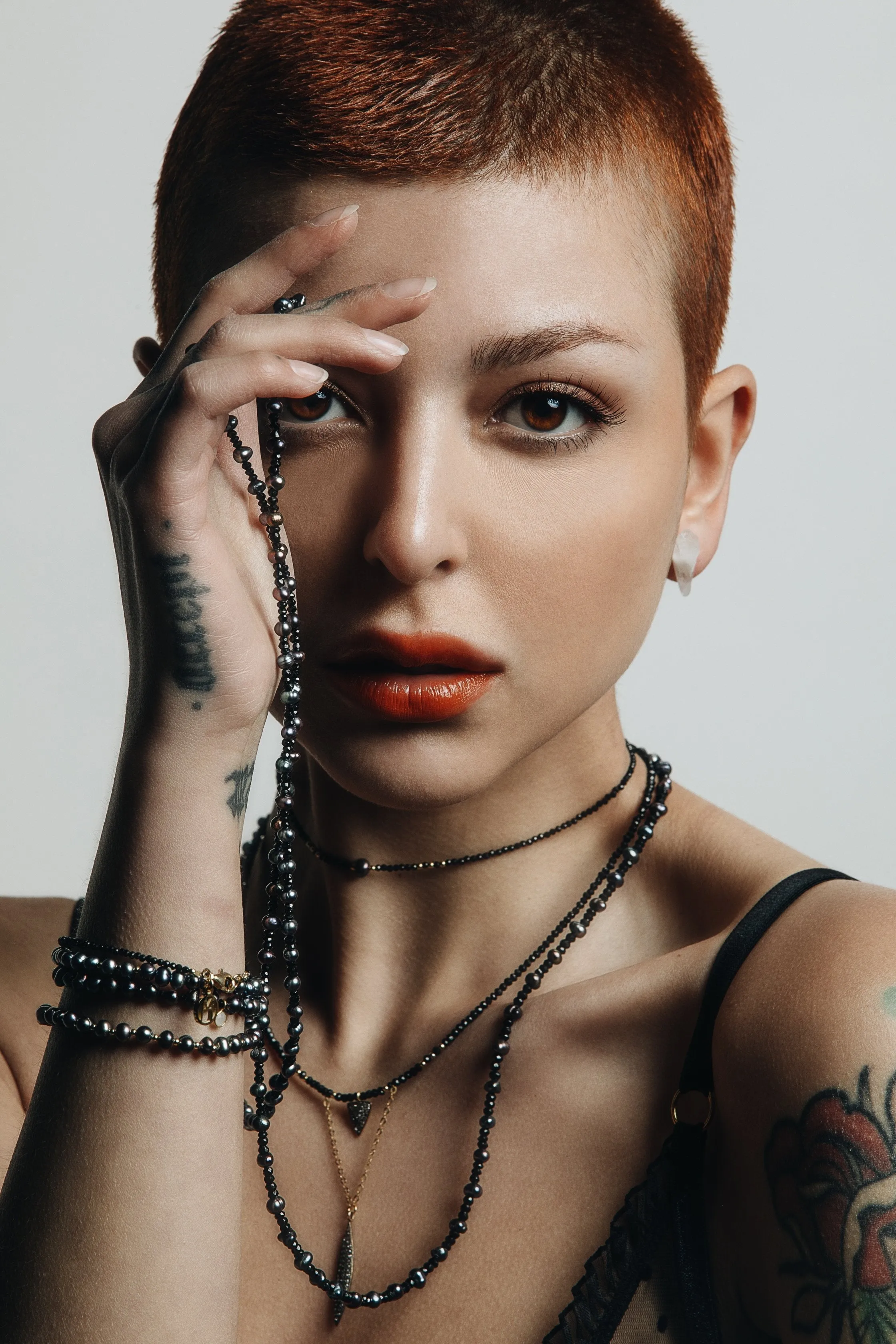 Beaded Black Pearl Necklace sold by Folklore Shop product image thumbnail 5