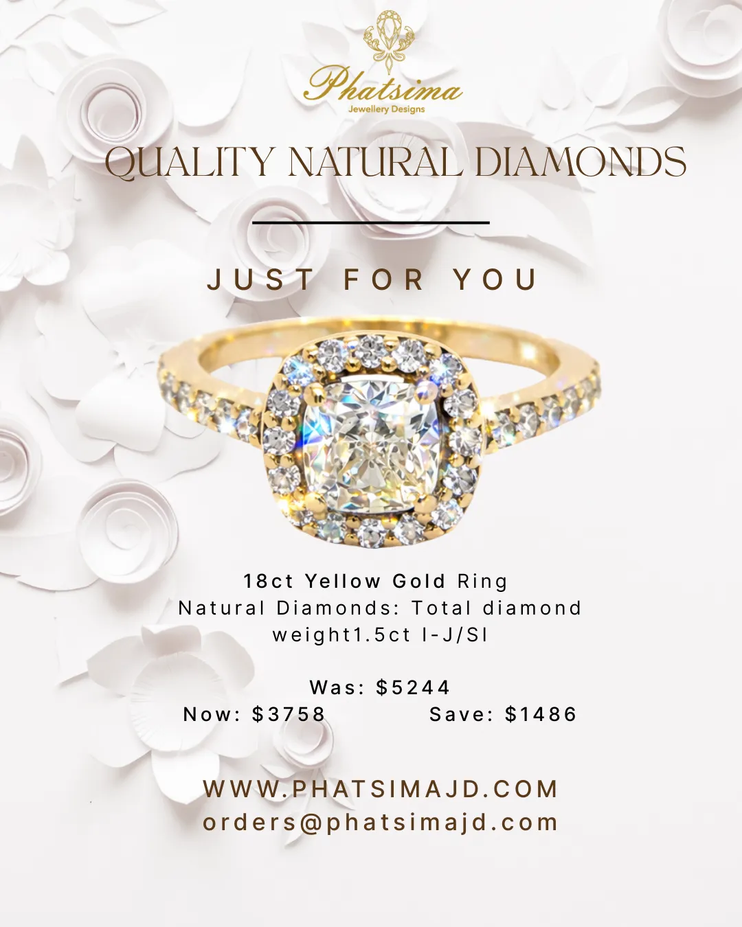 Diamond Ring sold by Folklore Shop product image thumbnail 5