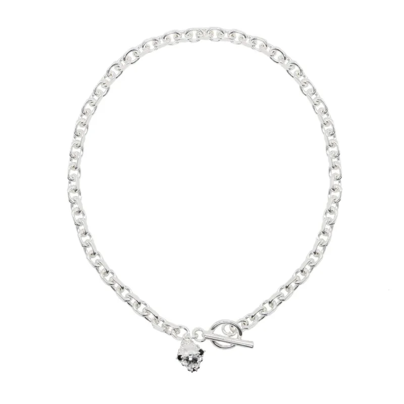 Sculpted Caged Sphere Chain Necklace sold by Folklore Shop