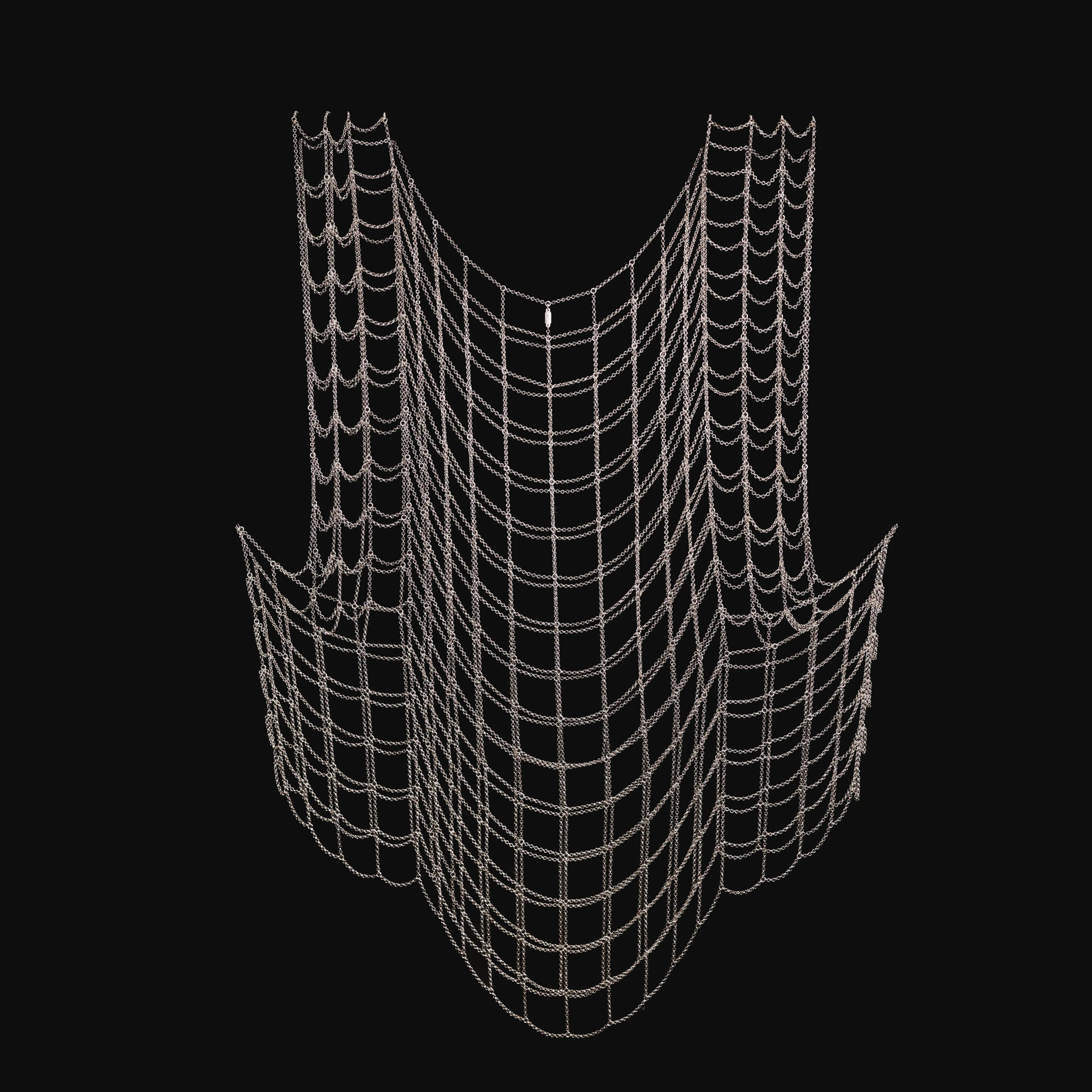 Silver Draped Chain Top sold by Folklore Shop