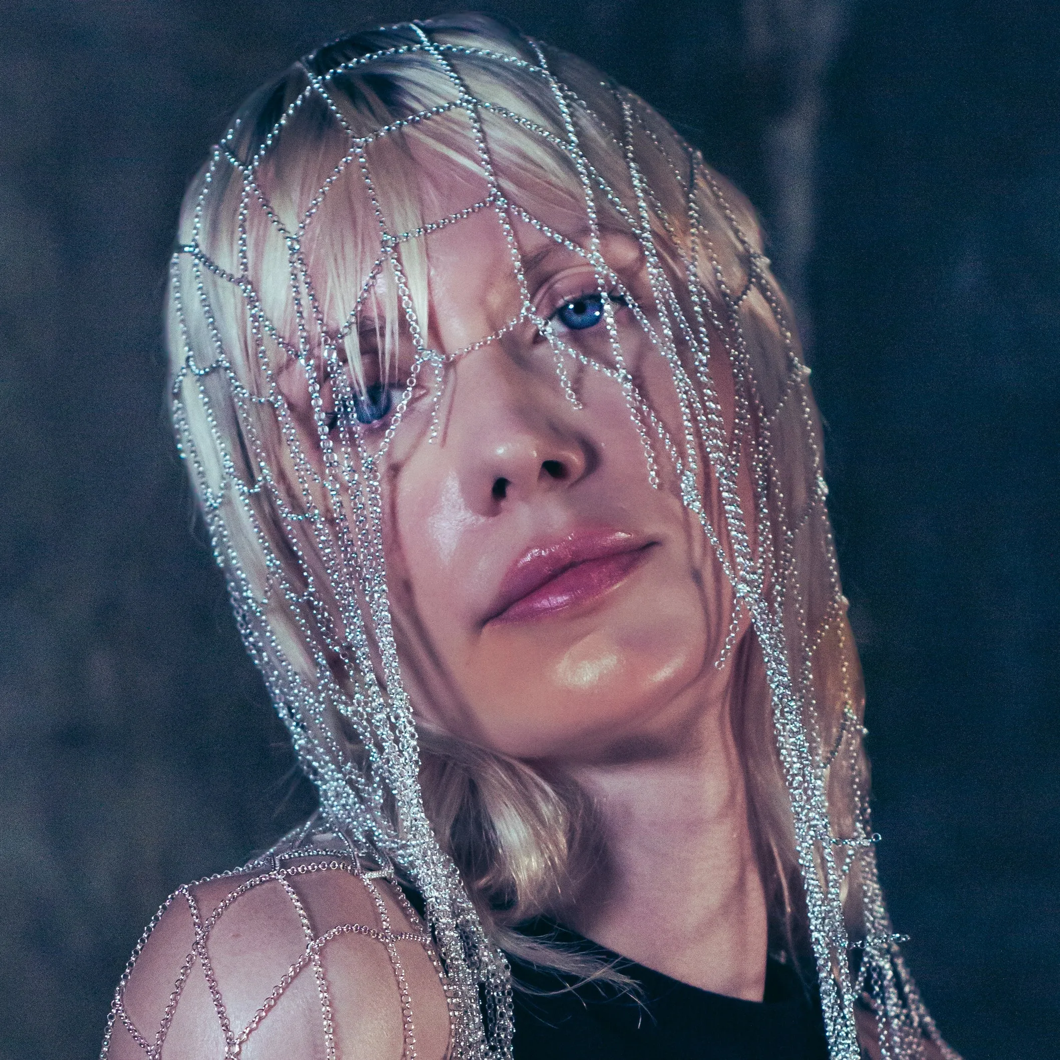 Long Silver Chain Scarf sold by Folklore Shop product image thumbnail 3