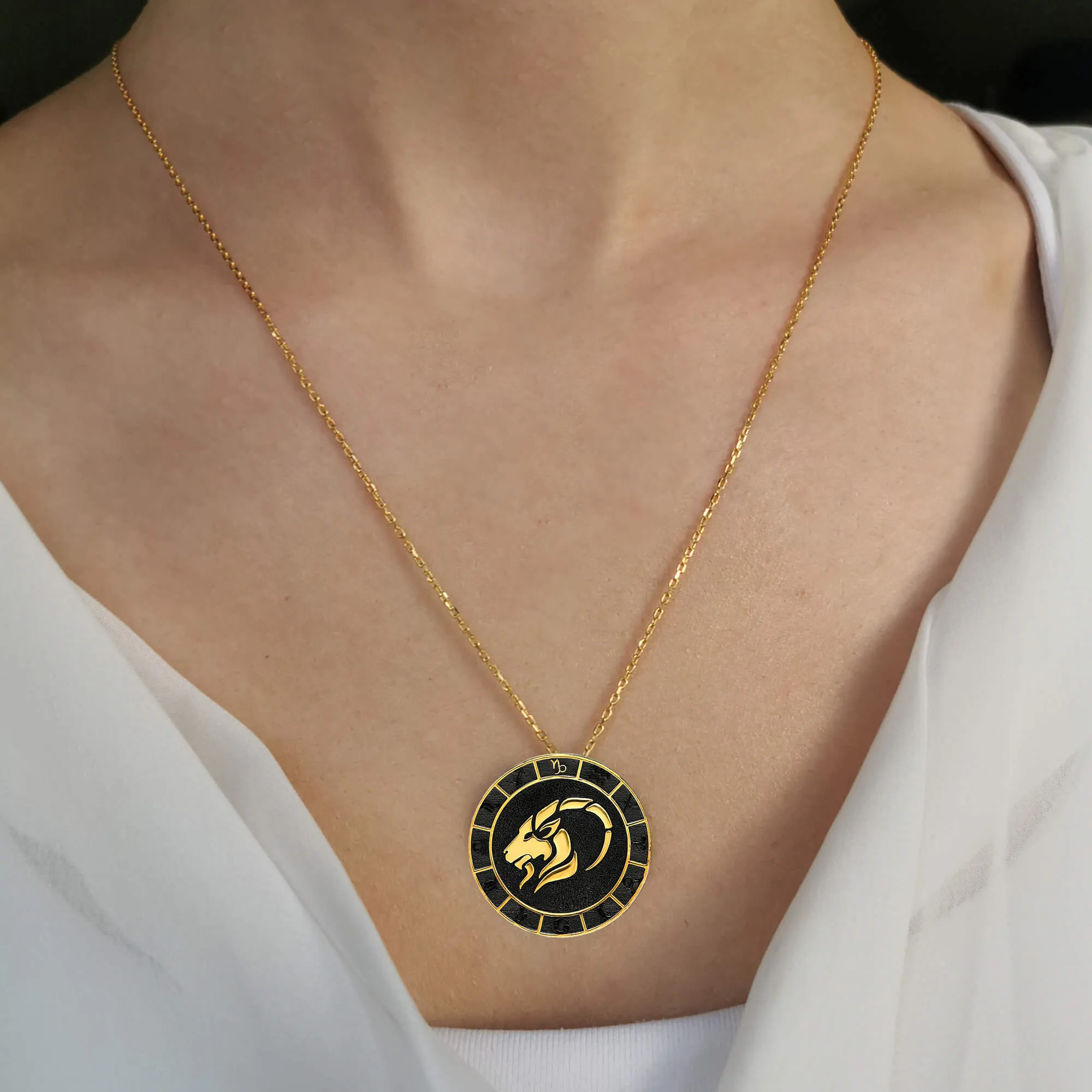 Capricorn Zodiac Necklace sold by Folklore Shop product image thumbnail 2