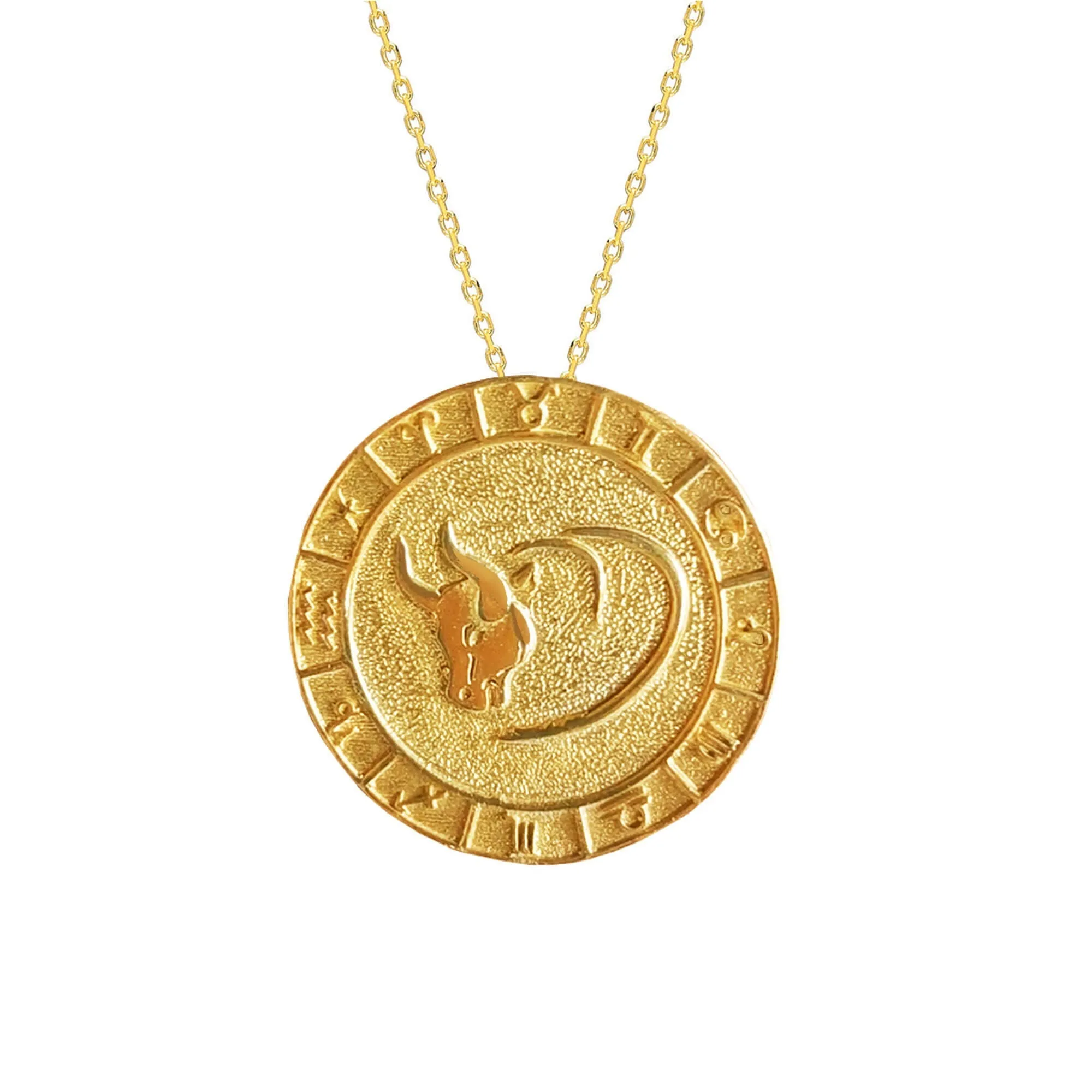 Taurus Zodiac Necklace sold by Folklore Shop product image thumbnail 2