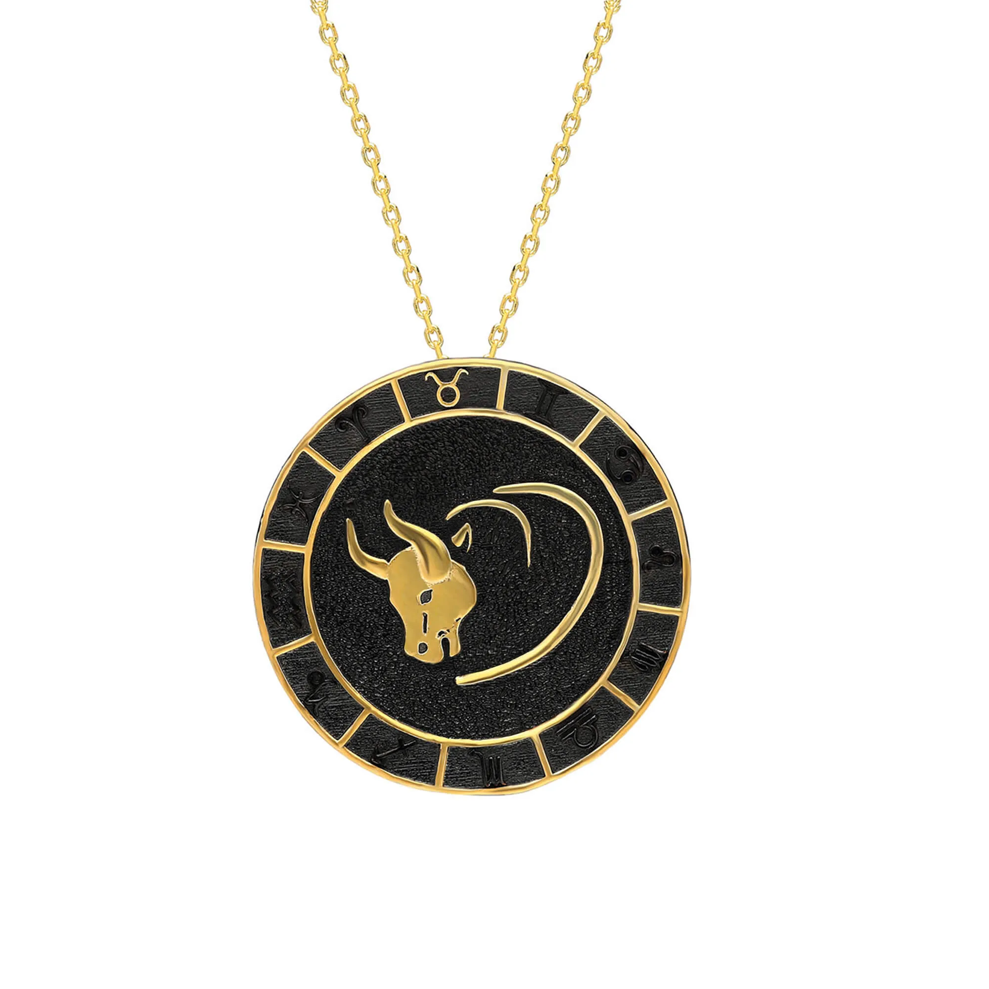 Taurus Zodiac Necklace sold by Folklore Shop