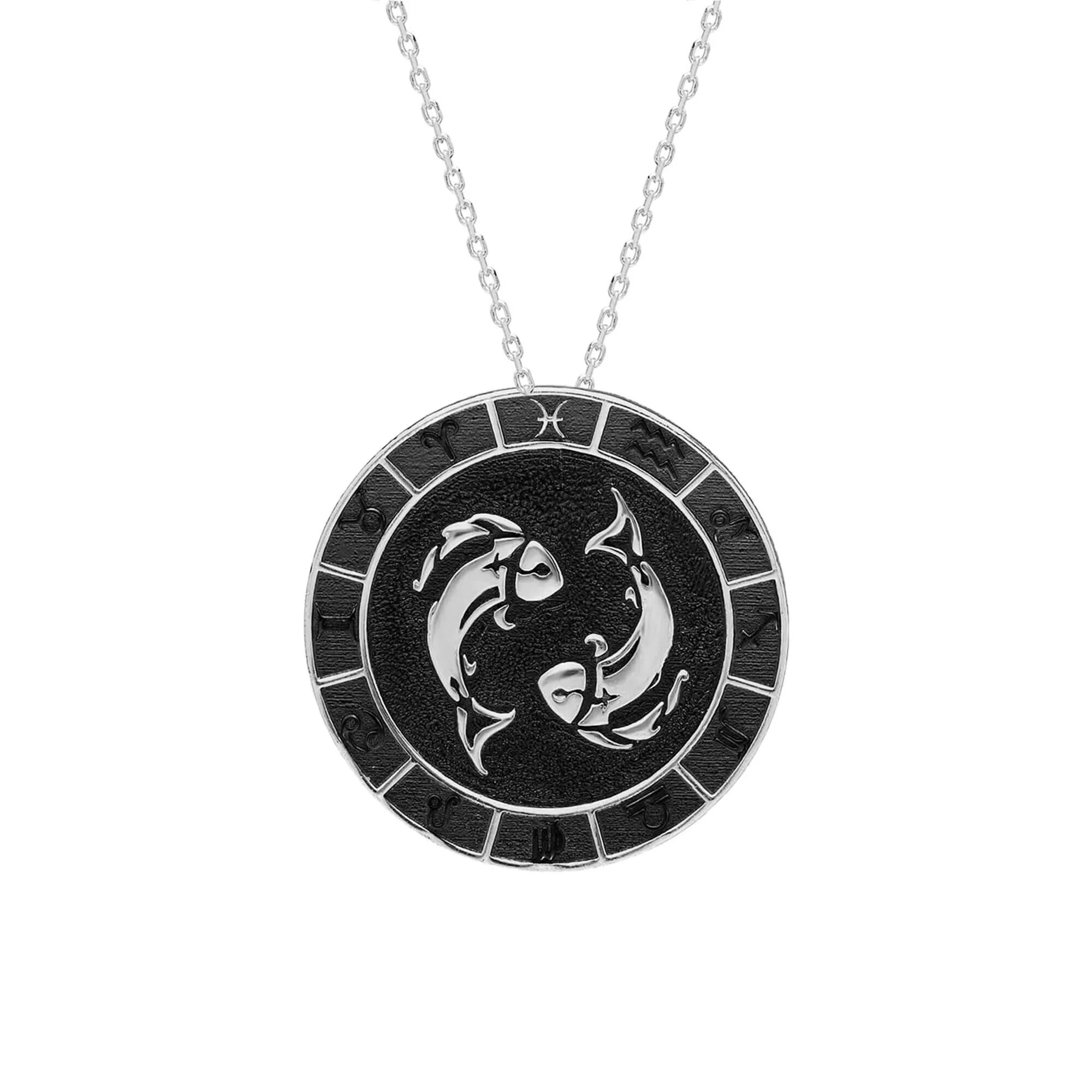 Pisces Zodiac Necklace sold by Folklore Shop product image thumbnail 3