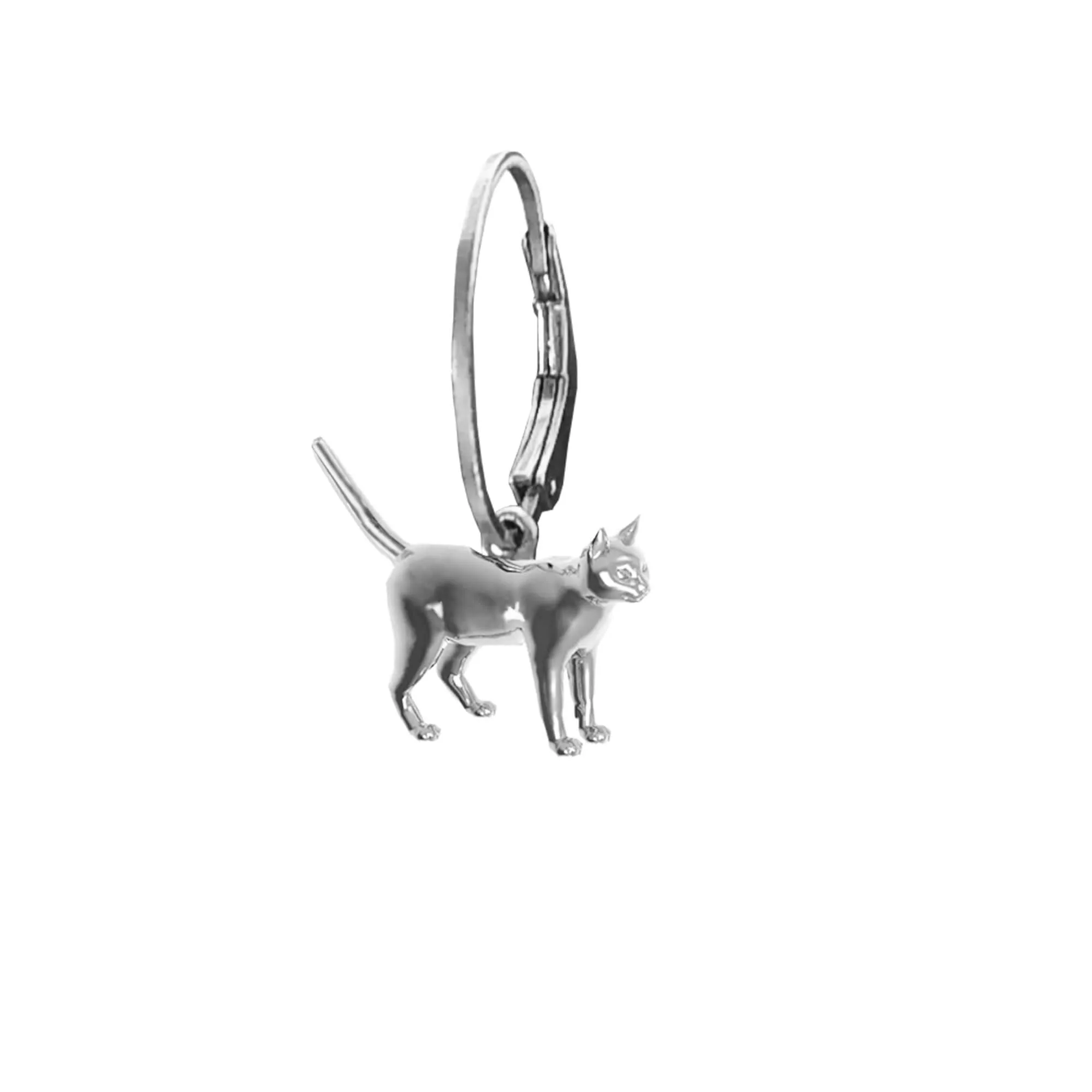 Cat Figure Earring (Single) sold by Folklore Shop product image thumbnail 2