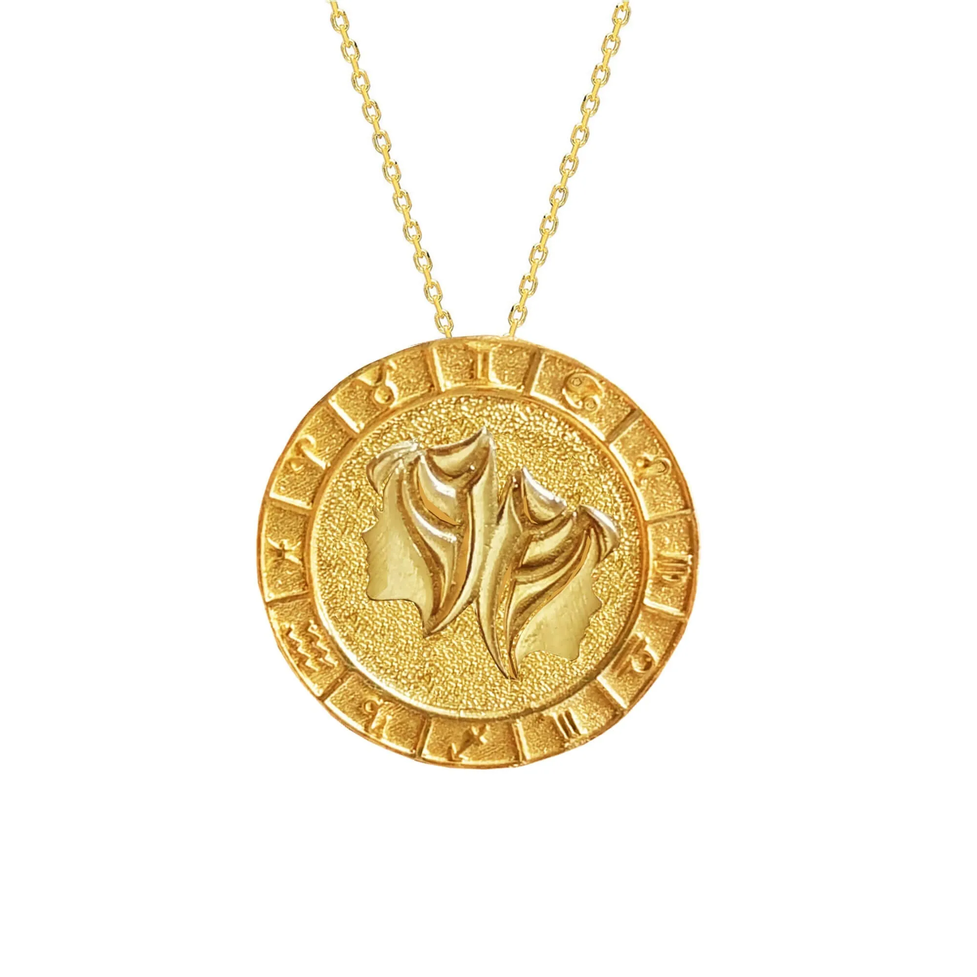 Gemini Zodiac Necklace sold by Folklore Shop product image thumbnail 2
