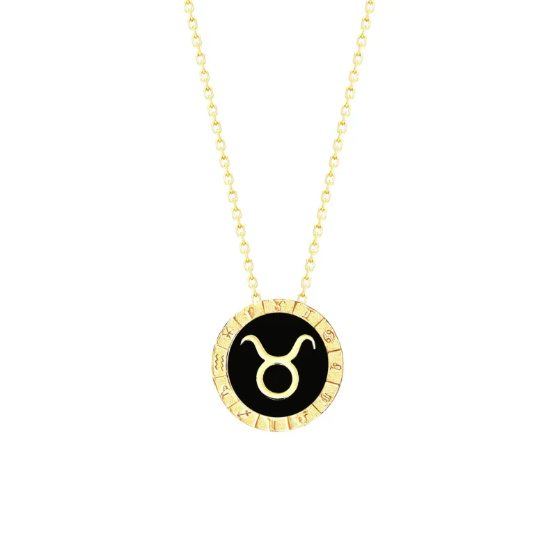 Taurus Horoscope Necklace sold by Folklore Shop