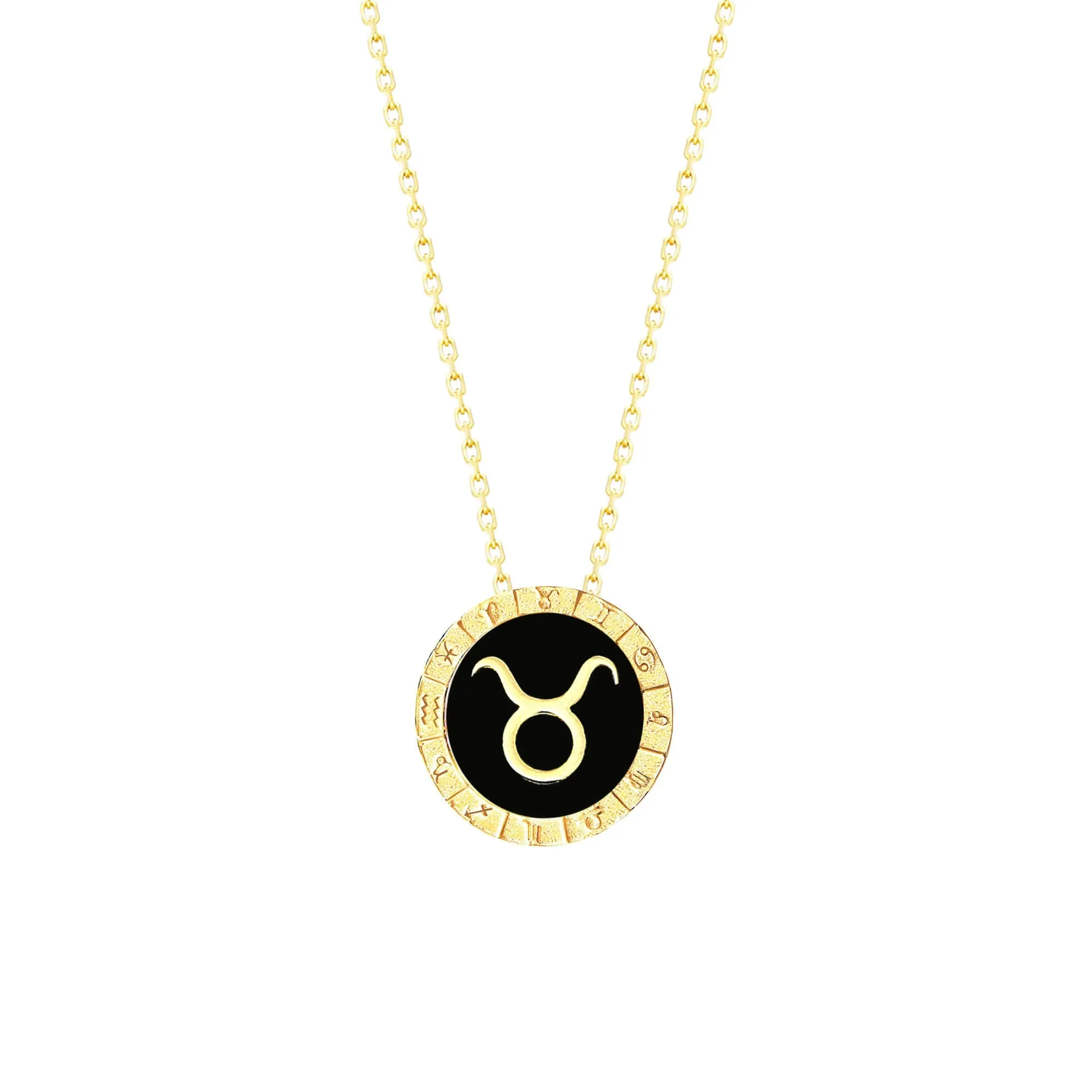 Taurus Horoscope Necklace sold by Folklore Shop