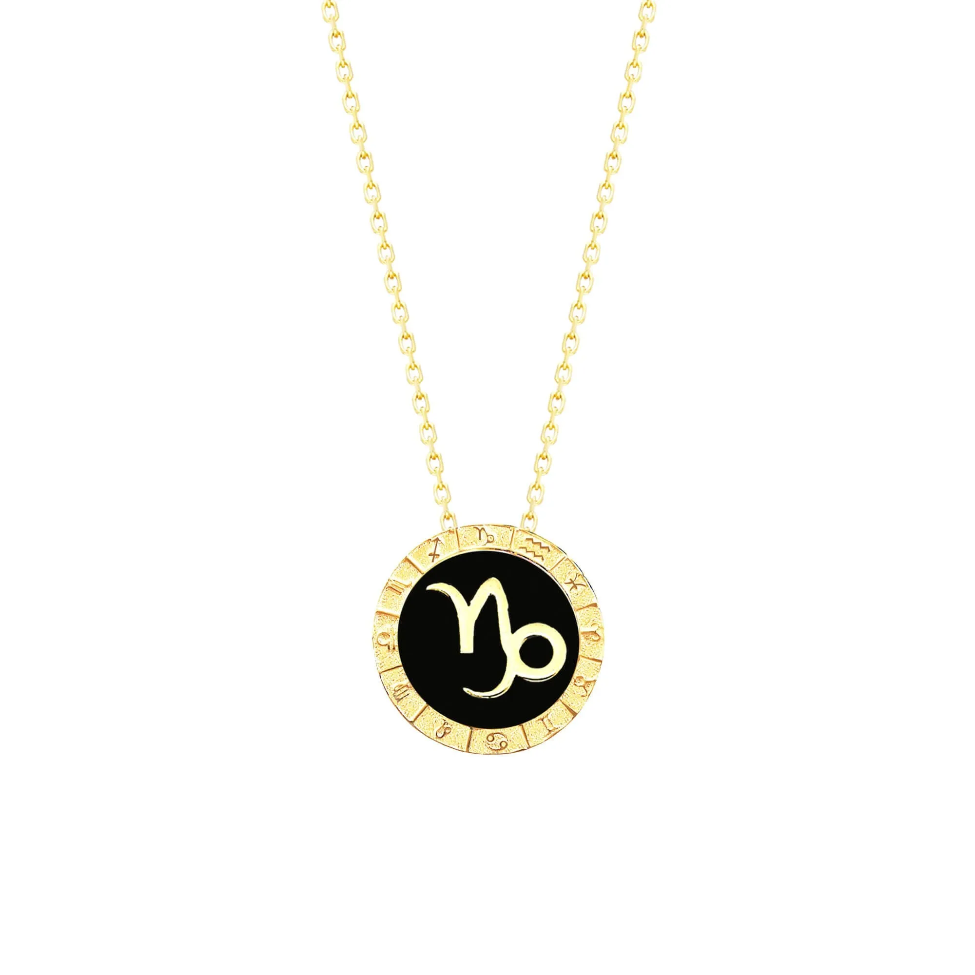 Capricorn Horoscope Necklace sold by Folklore Shop