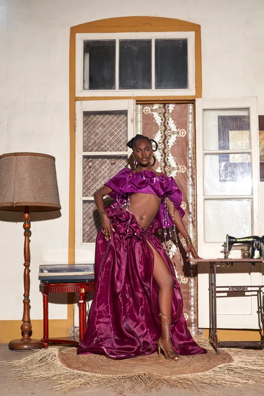 THE VEILED SAGE SKIRT made by Folklore Shop