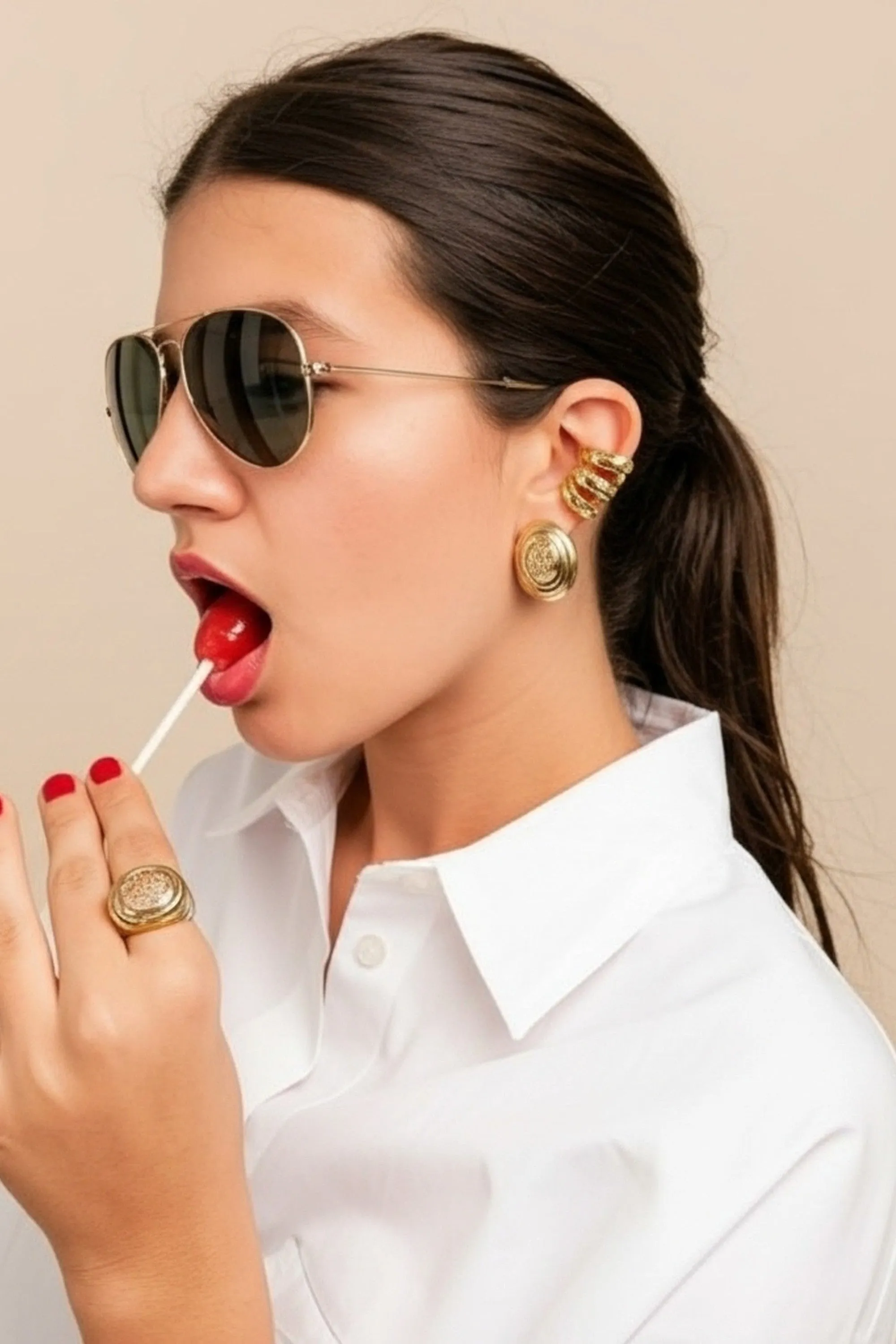 Journey Statement Earrings sold by Folklore Shop product image thumbnail 3