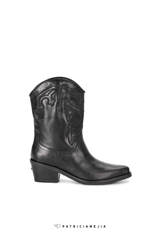 Bota Texana Corta Mariposa made by Folklore Shop