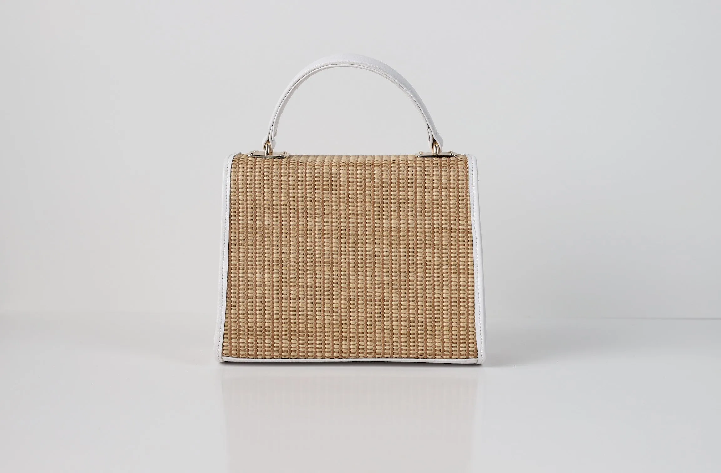 Weaving White Handle Bag sold by Folklore Shop product image thumbnail 4