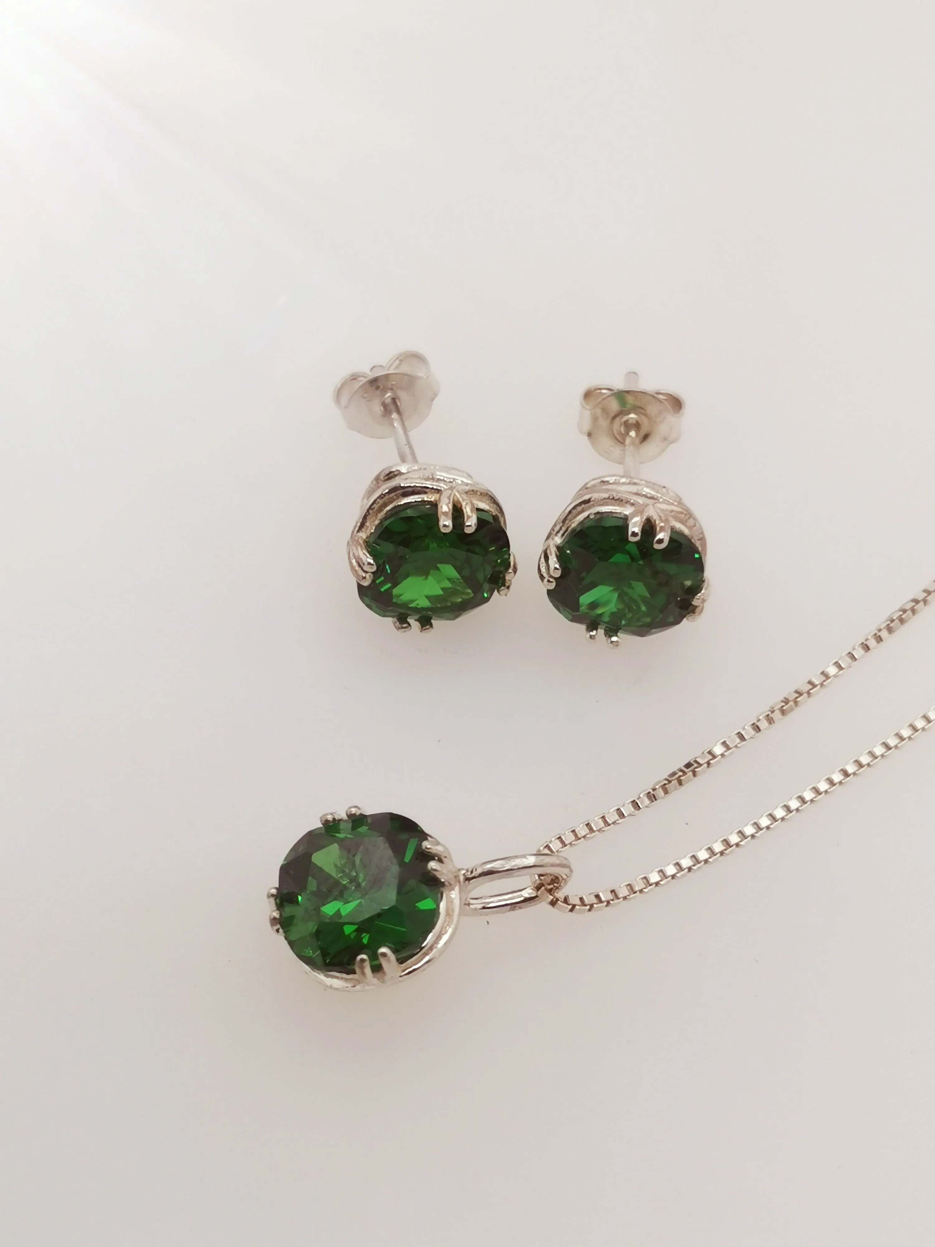 Cushion Cut Ladies Jewellery Set sold by Folklore Shop product image thumbnail 4