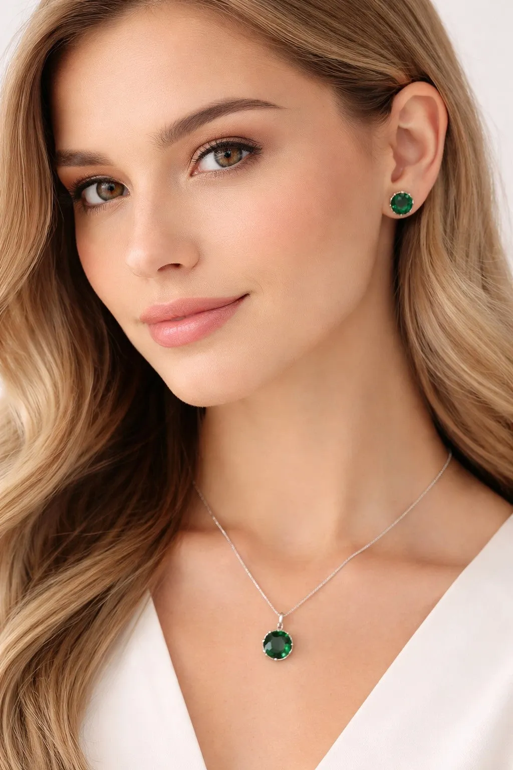 Cushion Cut Ladies Jewellery Set sold by Folklore Shop product image thumbnail 3