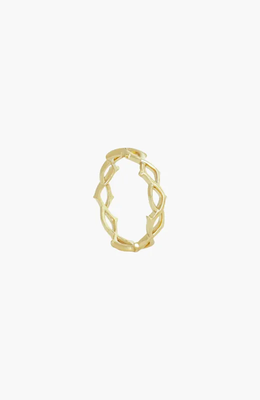 Crown Of Thorns Band Ring made by Folklore Shop