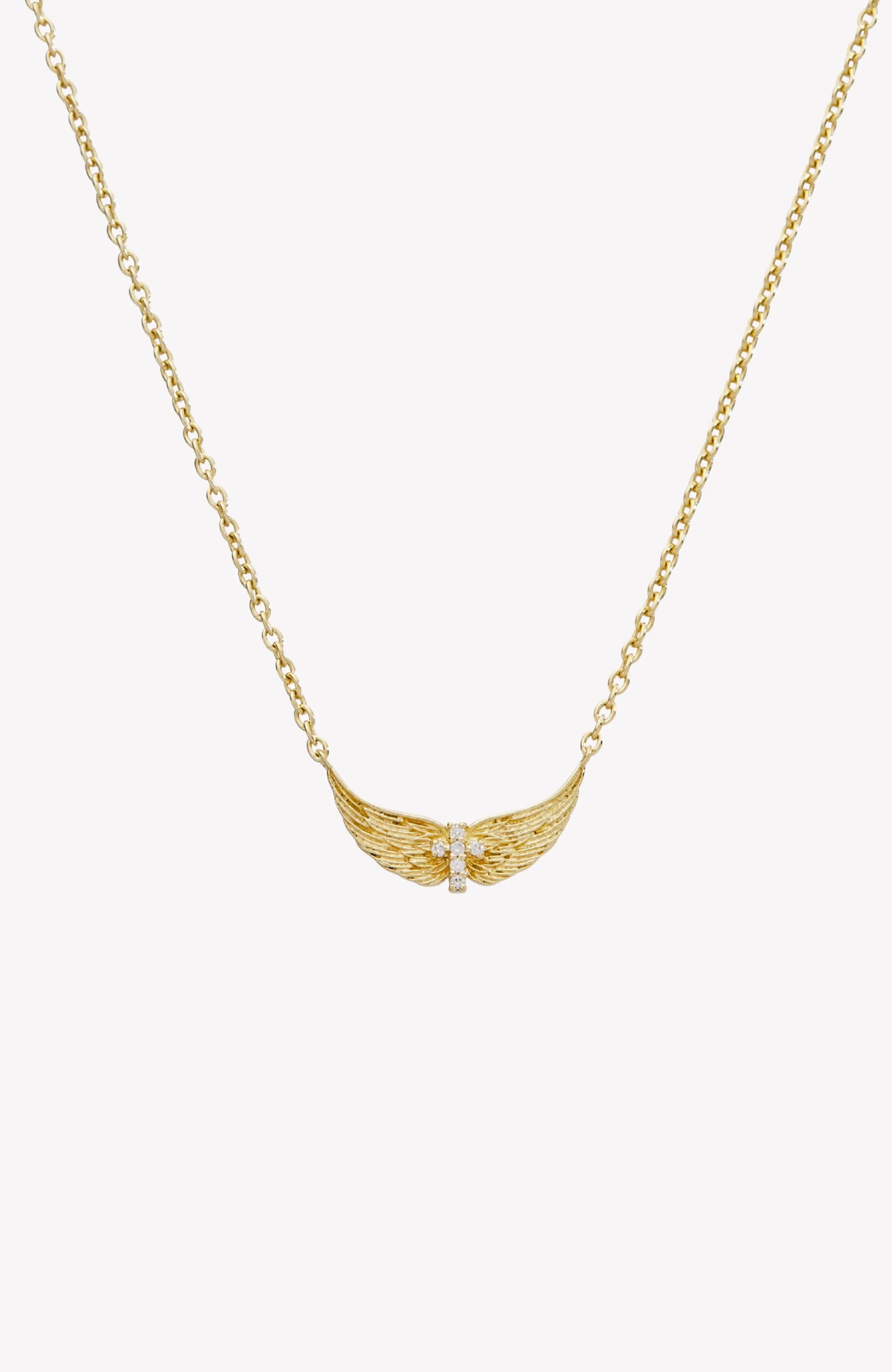 Divine Wings Mini Cross Necklace sold by Folklore Shop product image thumbnail 5