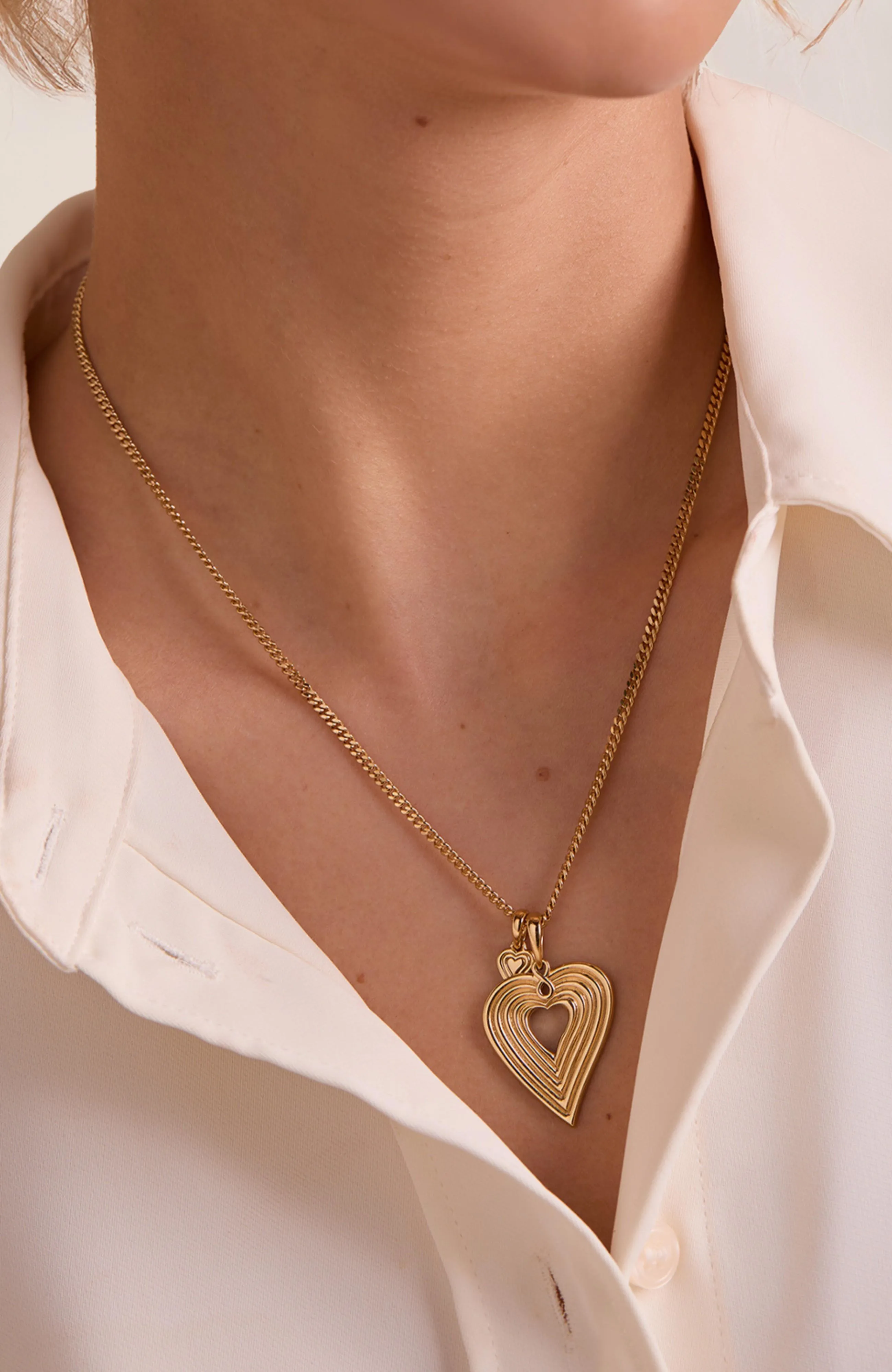Emanate Love Heart Pendant Necklace sold by Folklore Shop product image thumbnail 2