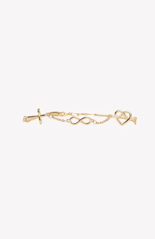 Faith, Hope, Love Bracelet made by Folklore Shop