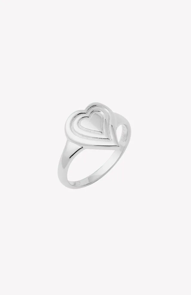 Emanate Love Signet Heart Ring sold by Folklore Shop product image thumbnail 4