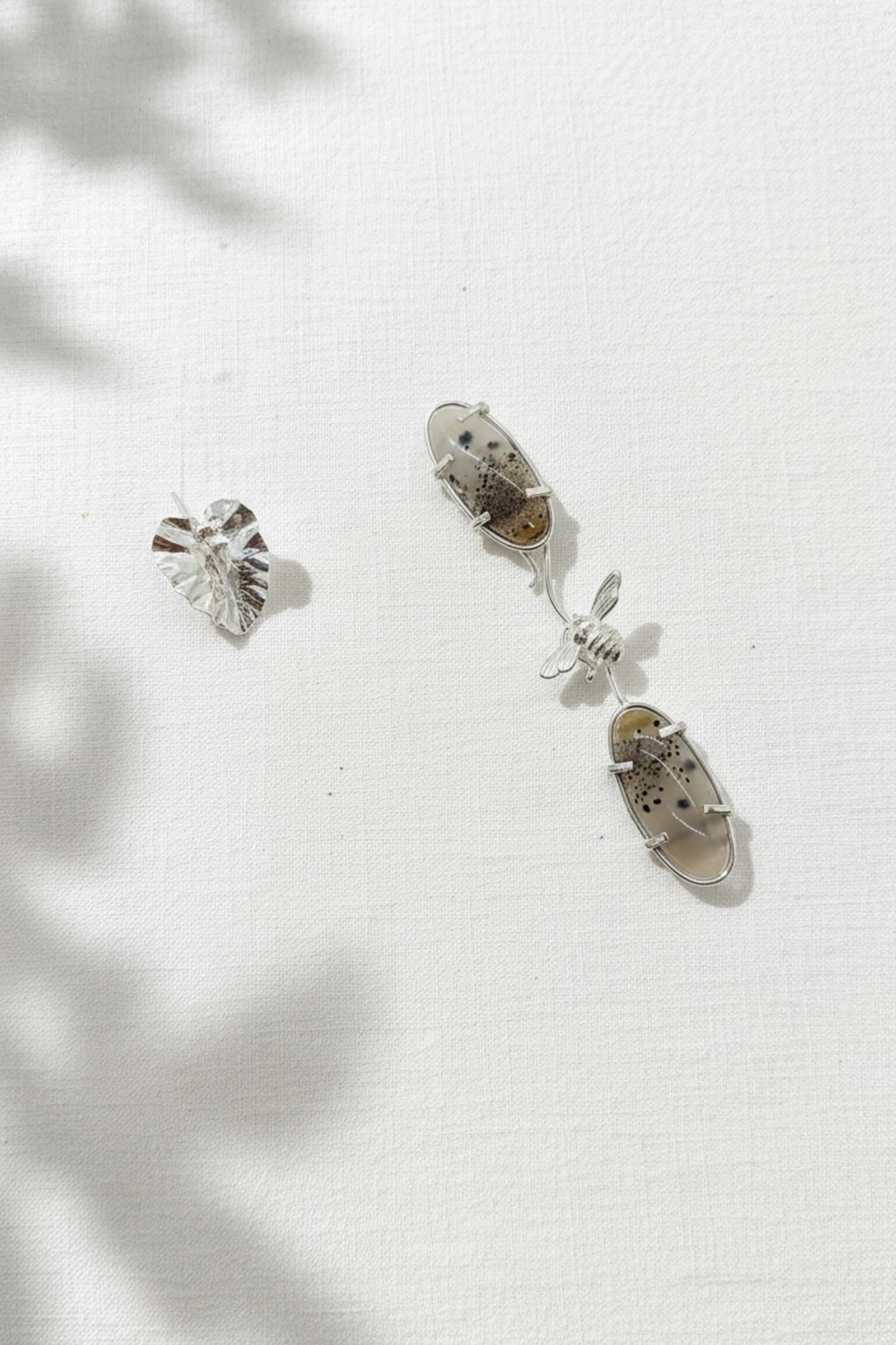 Narmade River Oval Interchangeable Earrings sold by Folklore Shop product image thumbnail 4