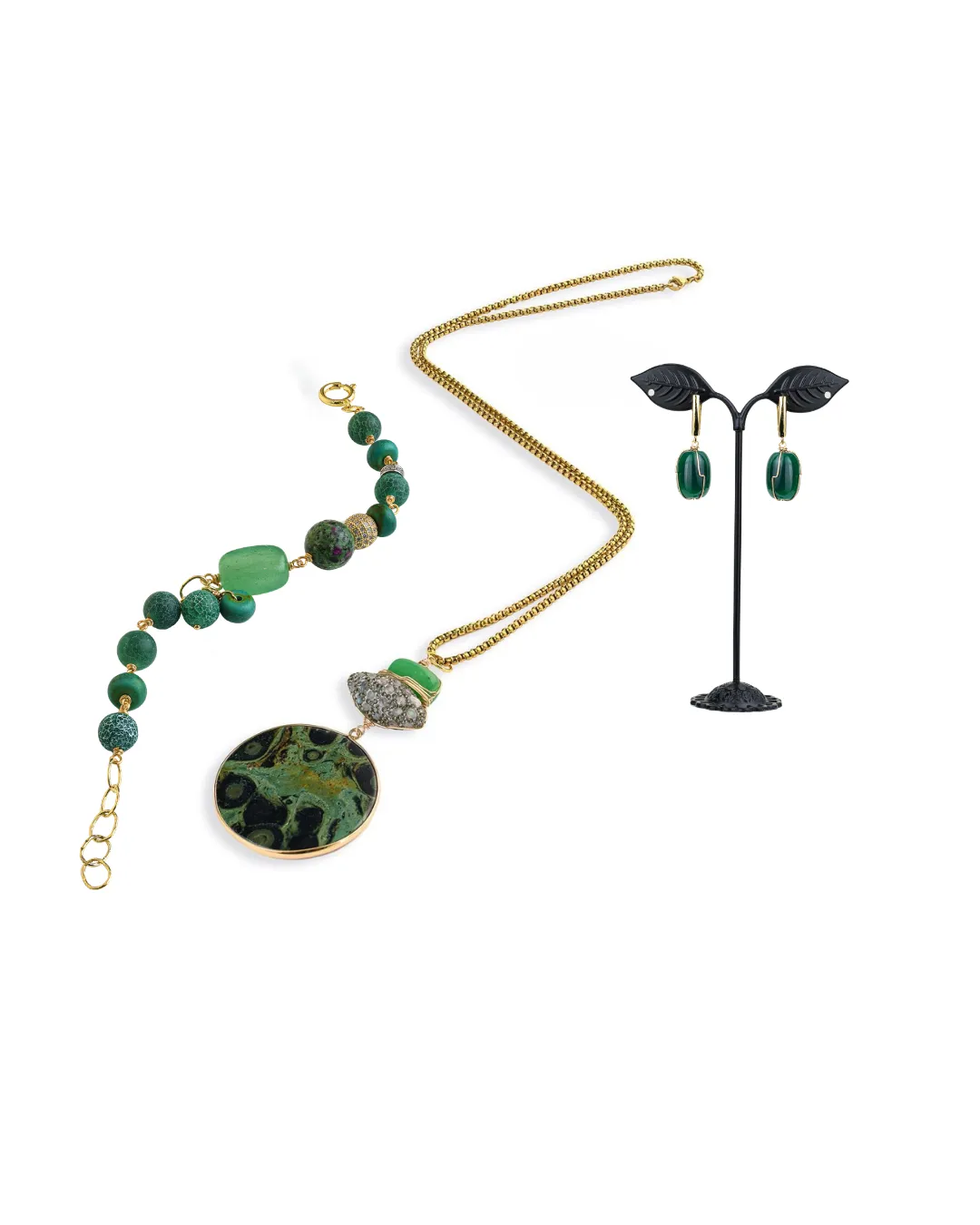 Joy Necklace (Black) sold by Folklore Shop product image thumbnail 3