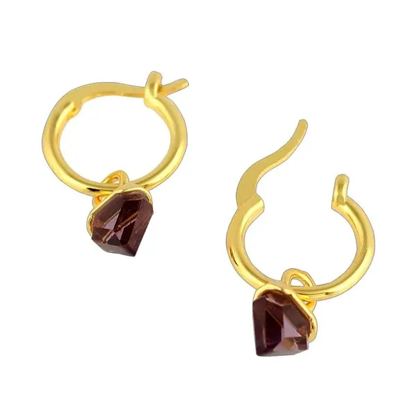 The Amara Amethyst Drop Earrings sold by Folklore Shop product image thumbnail 2