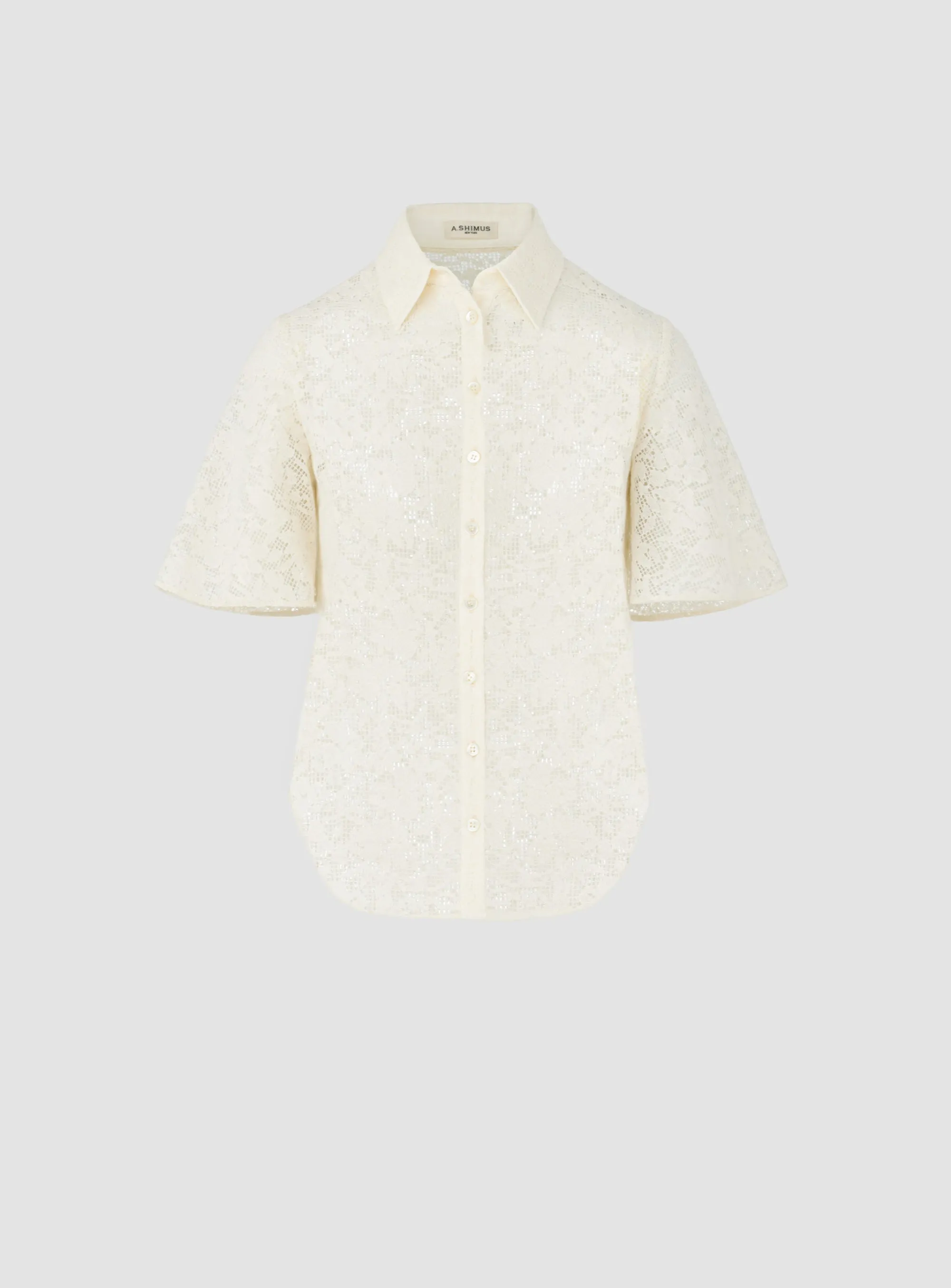 Organic Cotton Lace Shirt sold by Folklore Shop product image thumbnail 2