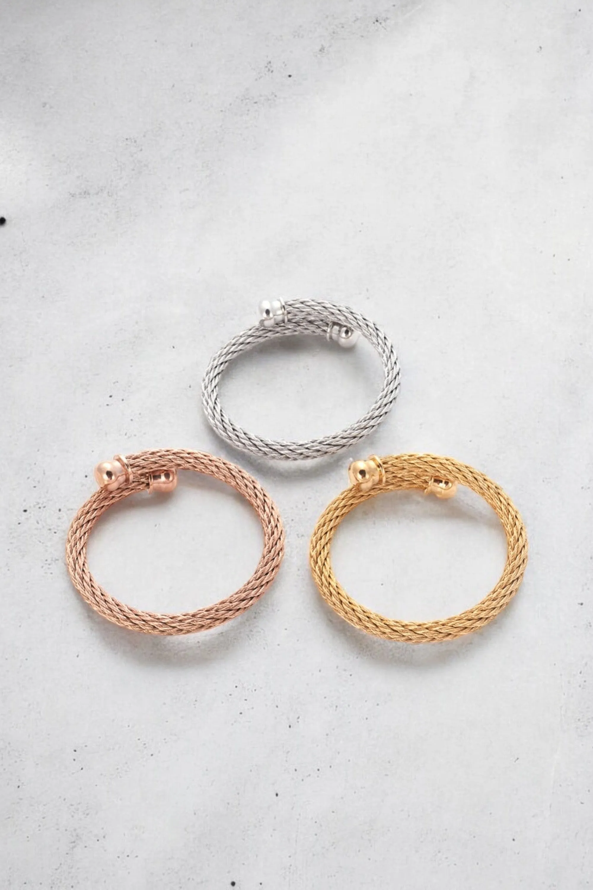 Sally three tones bangle set sold by Folklore Shop product image thumbnail 2